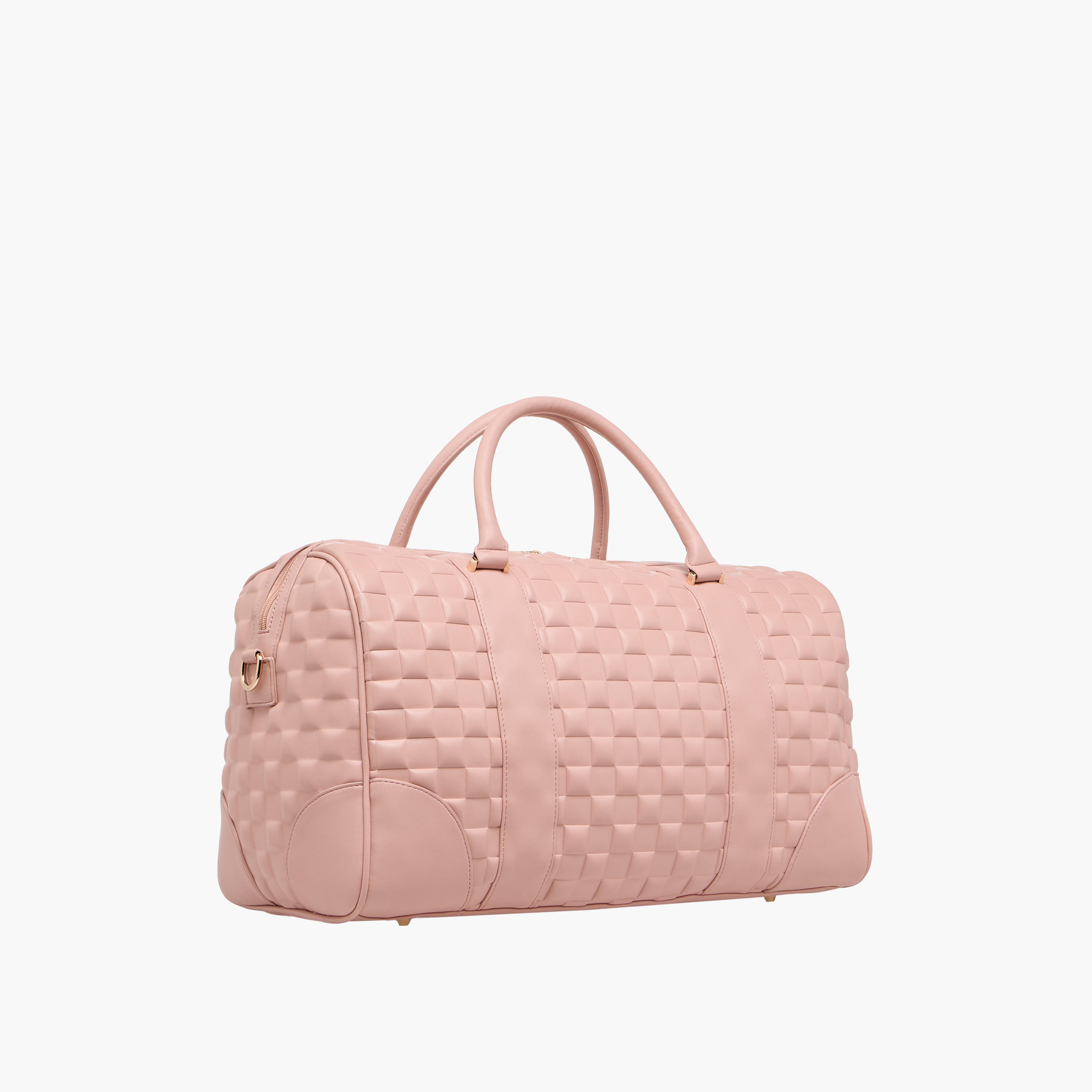شنطة دافل بارزة الملمس بحزام قابل للفصل من سيليست-travel-luggagesandbags-dufflebags-image-4