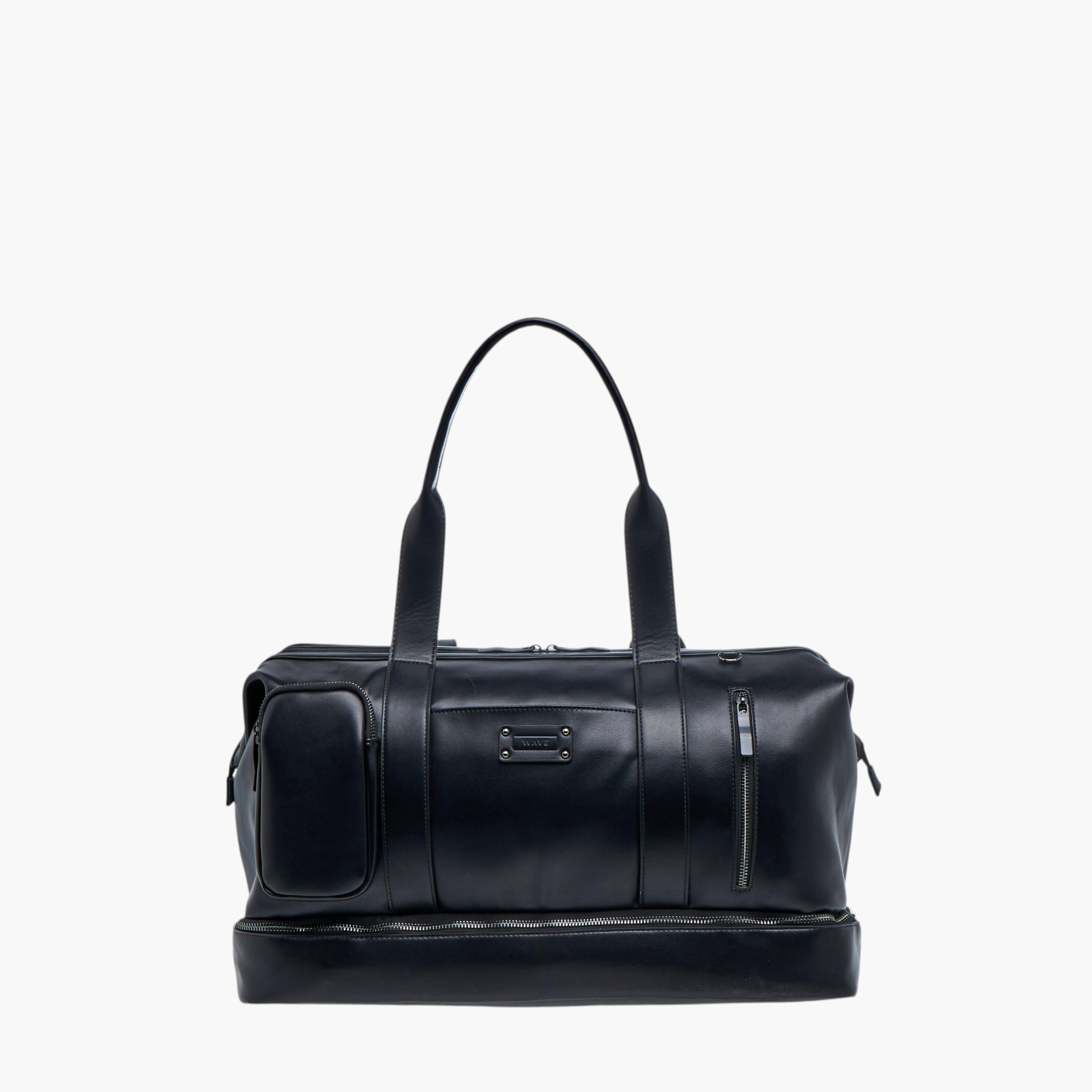 شنطة دافل سادة بسحاب إغلاق من ويف-travel-luggagesandbags-dufflebags-image-1