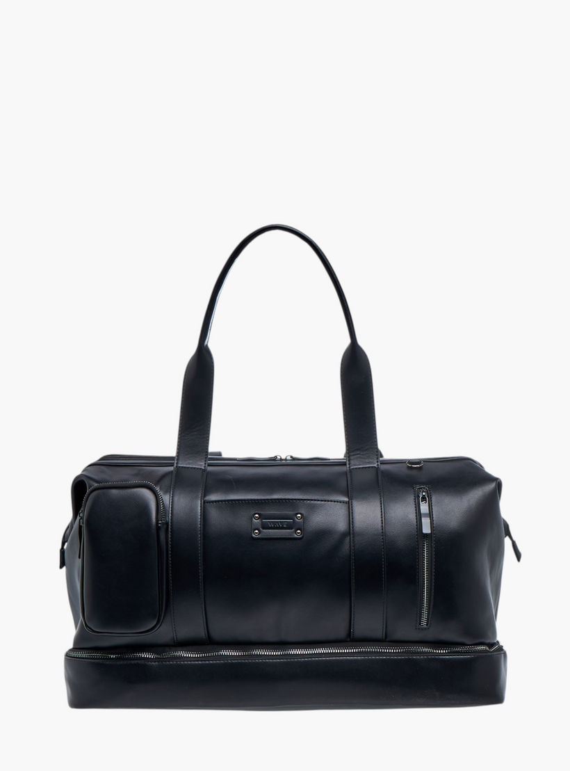 WAVE Solid Duffle Bag with Zip Closure-travel-luggagesandbags-dufflebags-image-1