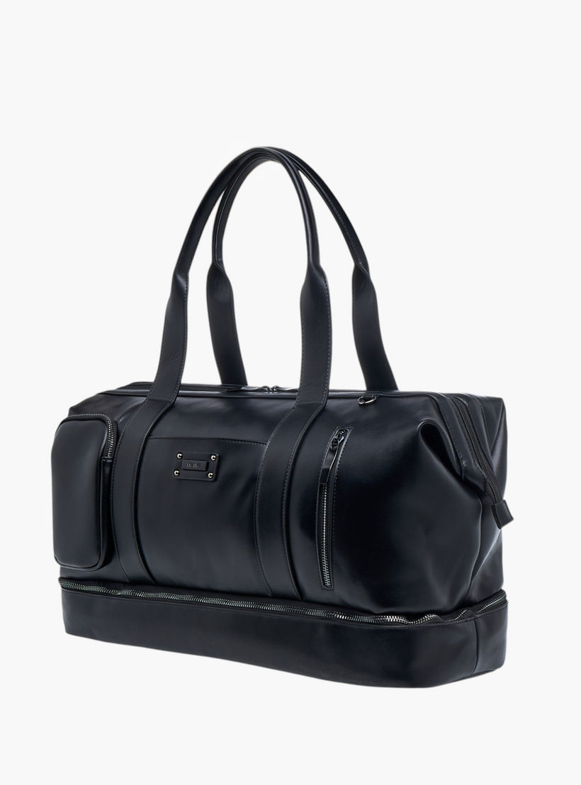 WAVE Solid Duffle Bag with Zip Closure-travel-luggagesandbags-dufflebags-image-3