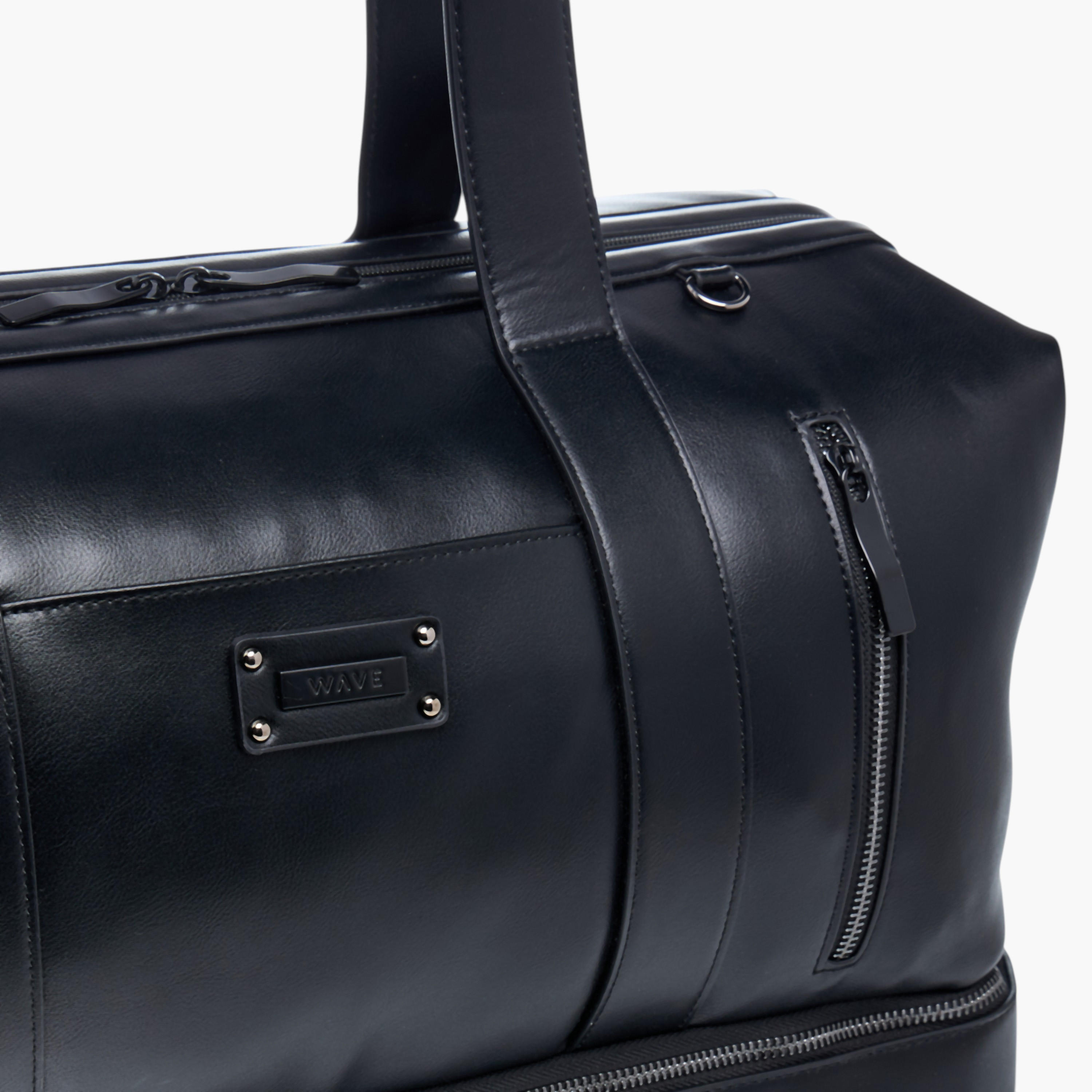 شنطة دافل سادة بسحاب إغلاق من ويف-travel-luggagesandbags-dufflebags-image-5