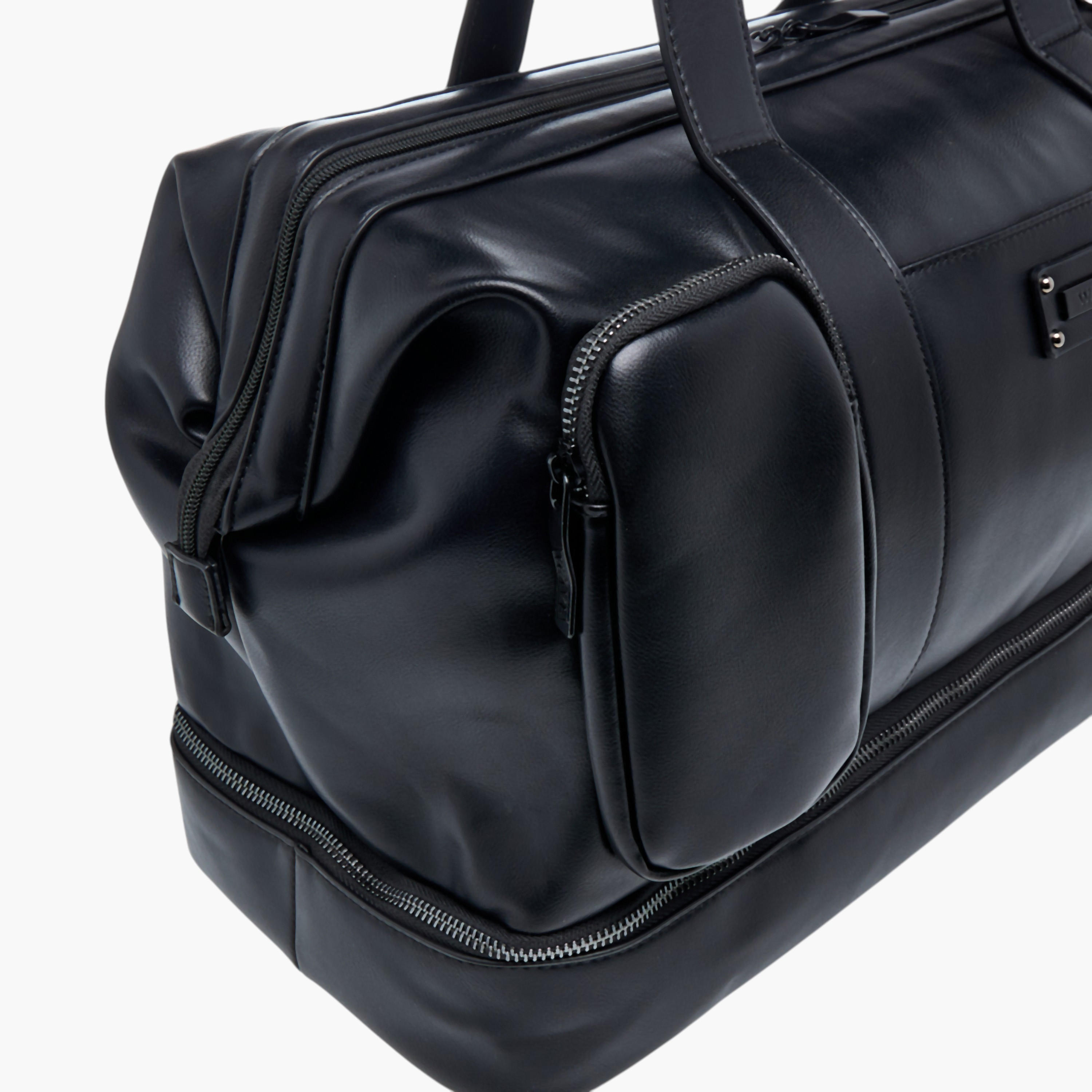 شنطة دافل سادة بسحاب إغلاق من ويف-travel-luggagesandbags-dufflebags-image-6