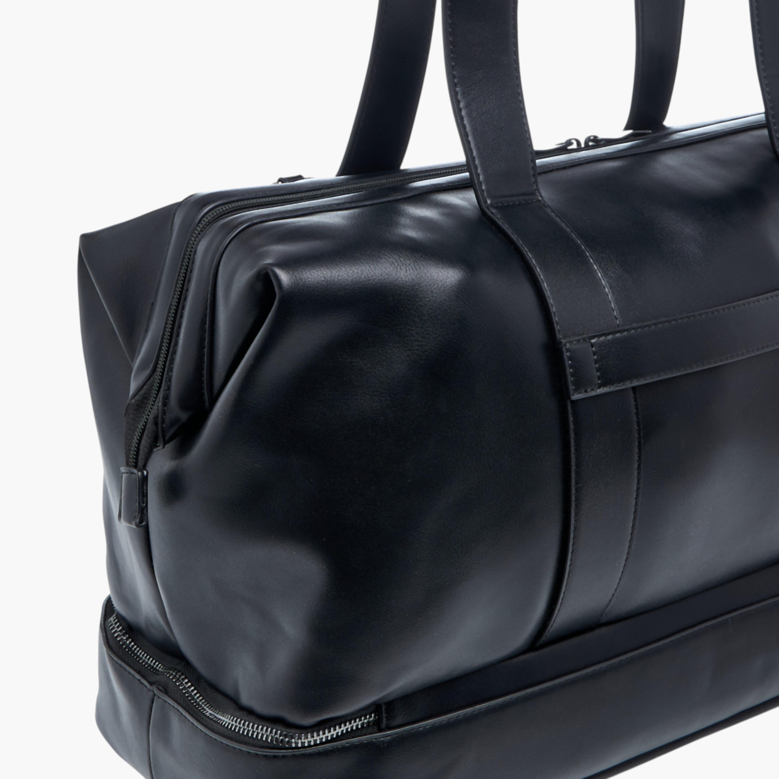 شنطة دافل سادة بسحاب إغلاق من ويف-travel-luggagesandbags-dufflebags-image-7