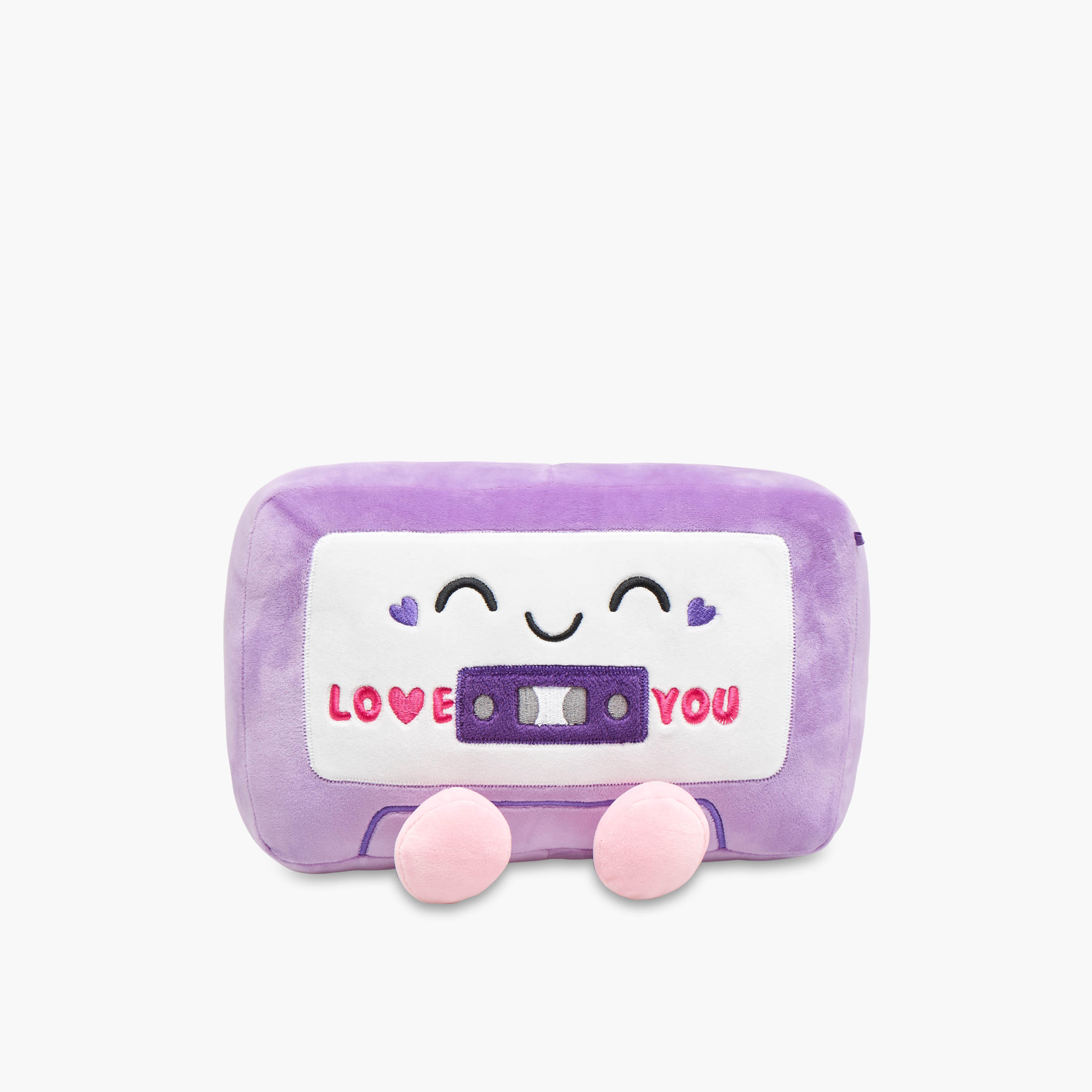 Cassette Plush Cushion - 35x20 cms-household-cushionsandthrows-filledcushions-decorativecushions-image-1