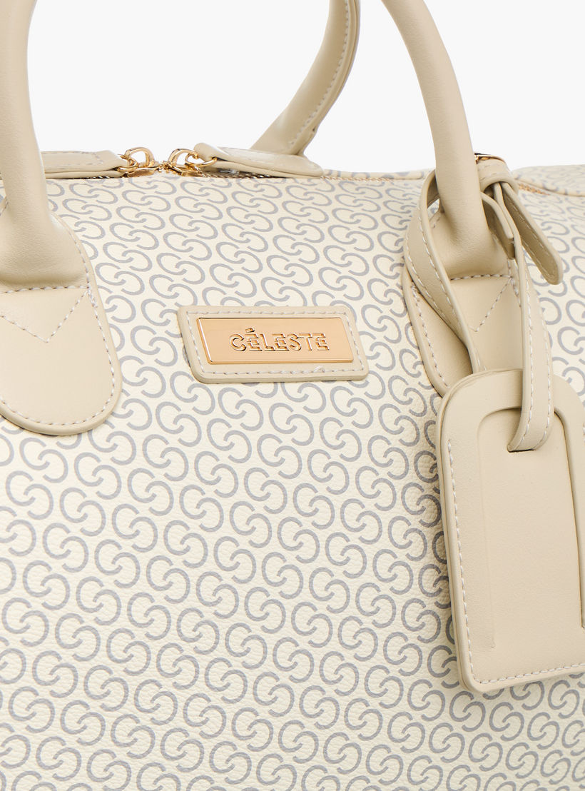 Celeste Printed Duffle Bag with Double Handle-travel-luggagesandbags-dufflebags-image-4