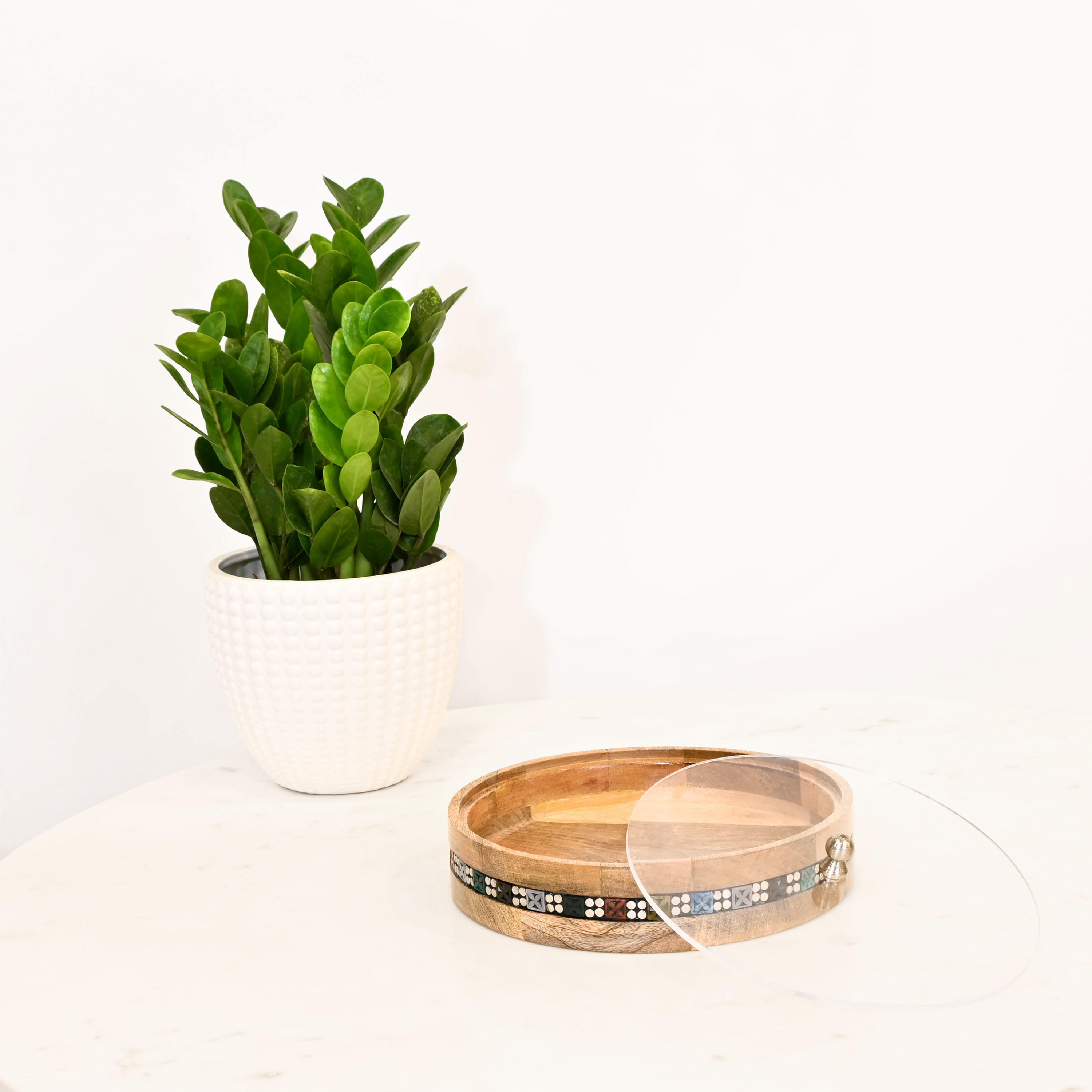 Crafted by Lifestyle Embellished Wooden Decorative Box with Lid-household-decor-boxesandtrays-image-2
