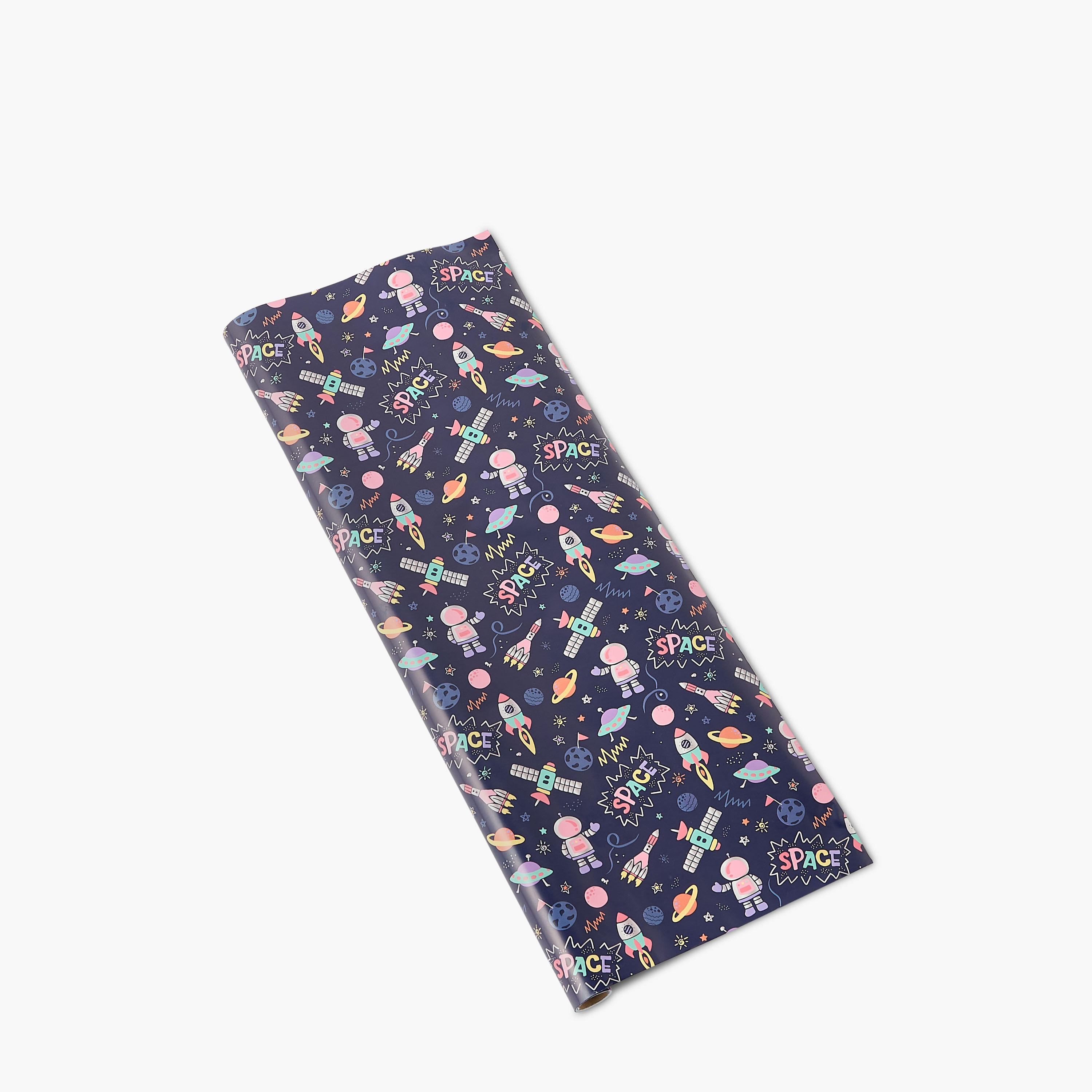 GLOO Space Print Paper Gift Wrap - 70x300 cms-household-decor-decorativeobjectsandsculptures-image-2