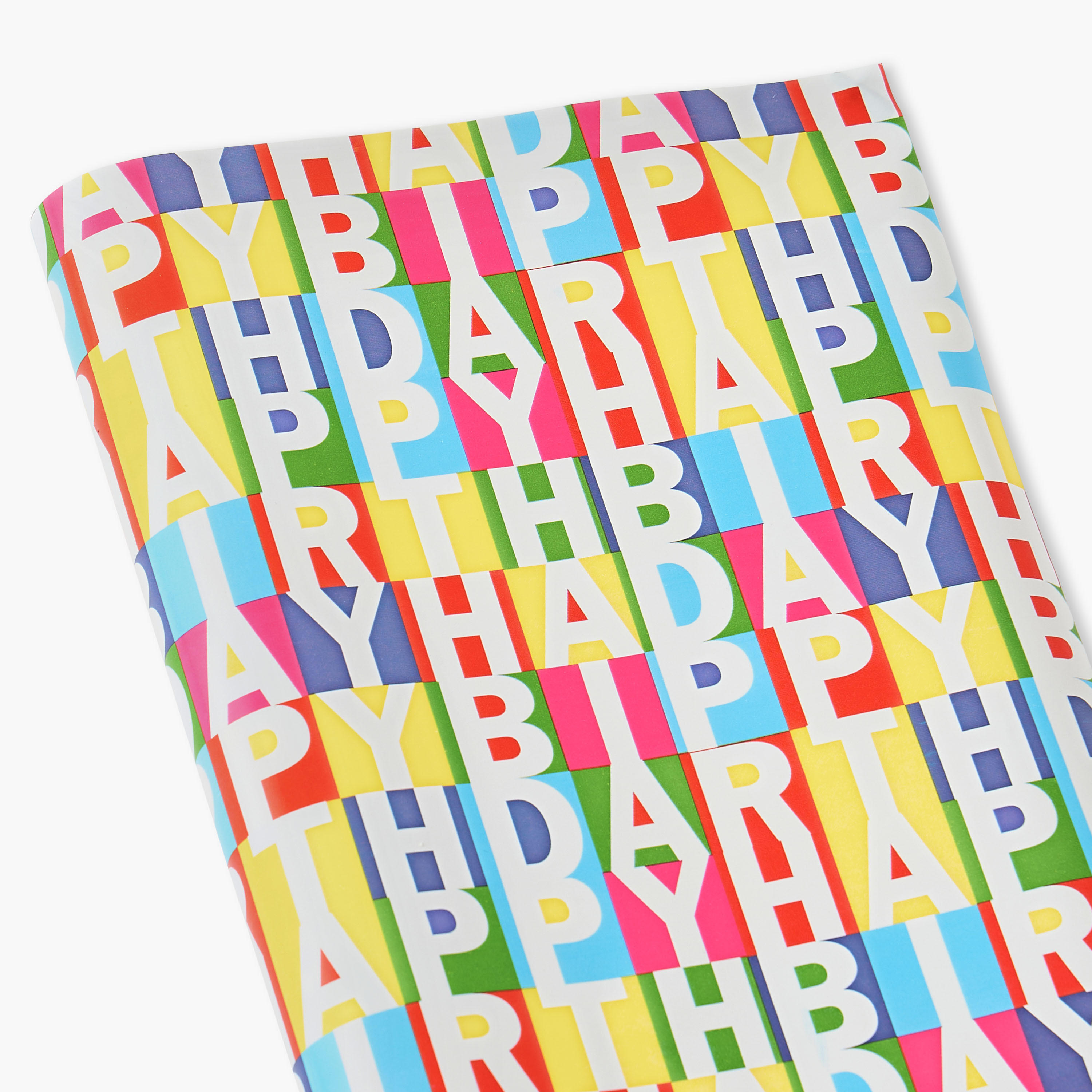 GLOO Happy Birthday Print Paper Gift Wrap - 70x300 cms-household-decor-decorativeobjectsandsculptures-image-3