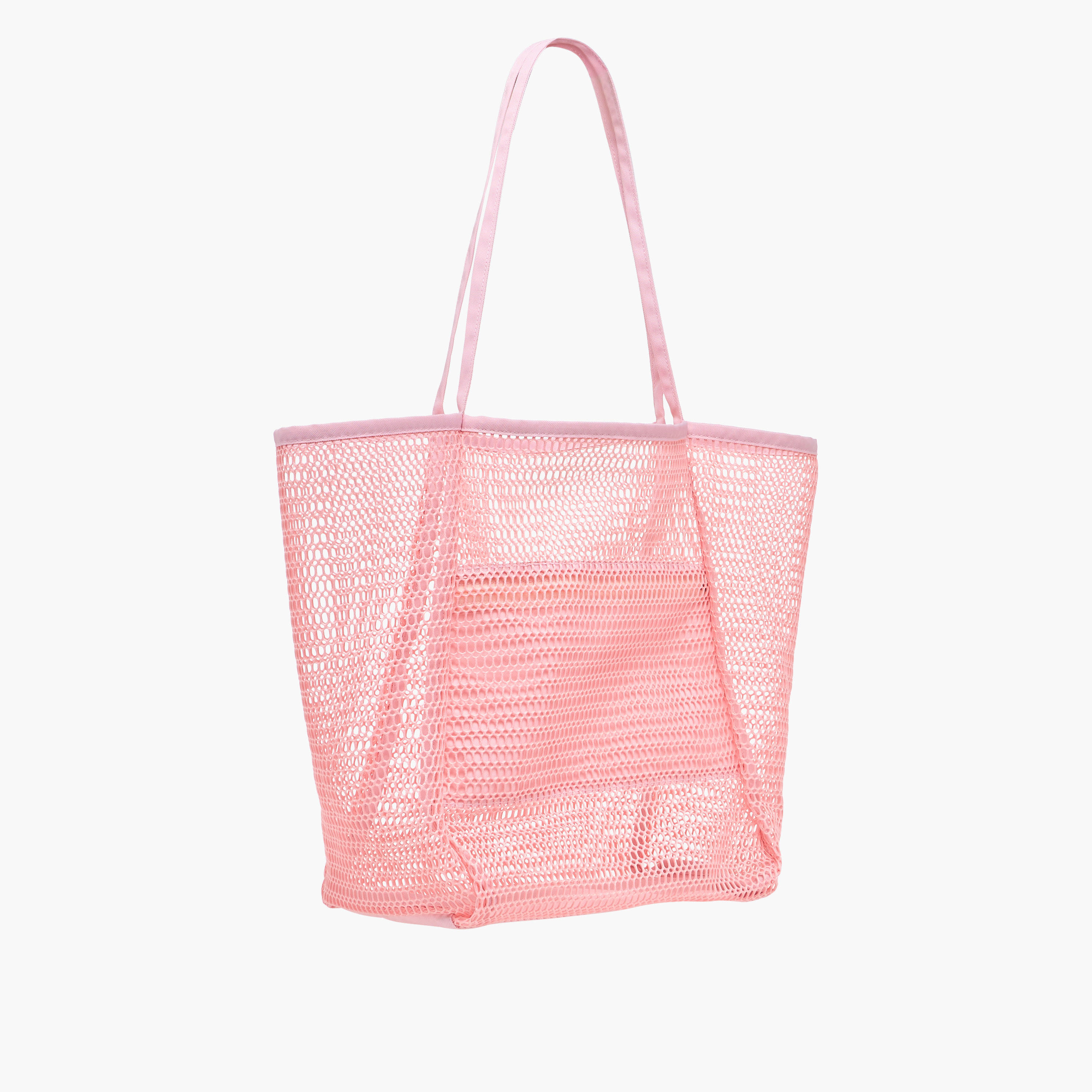 Mesh Tote Bag with Inner Pocket and Double Handle-women-bagsandwallets-handbags-image-3