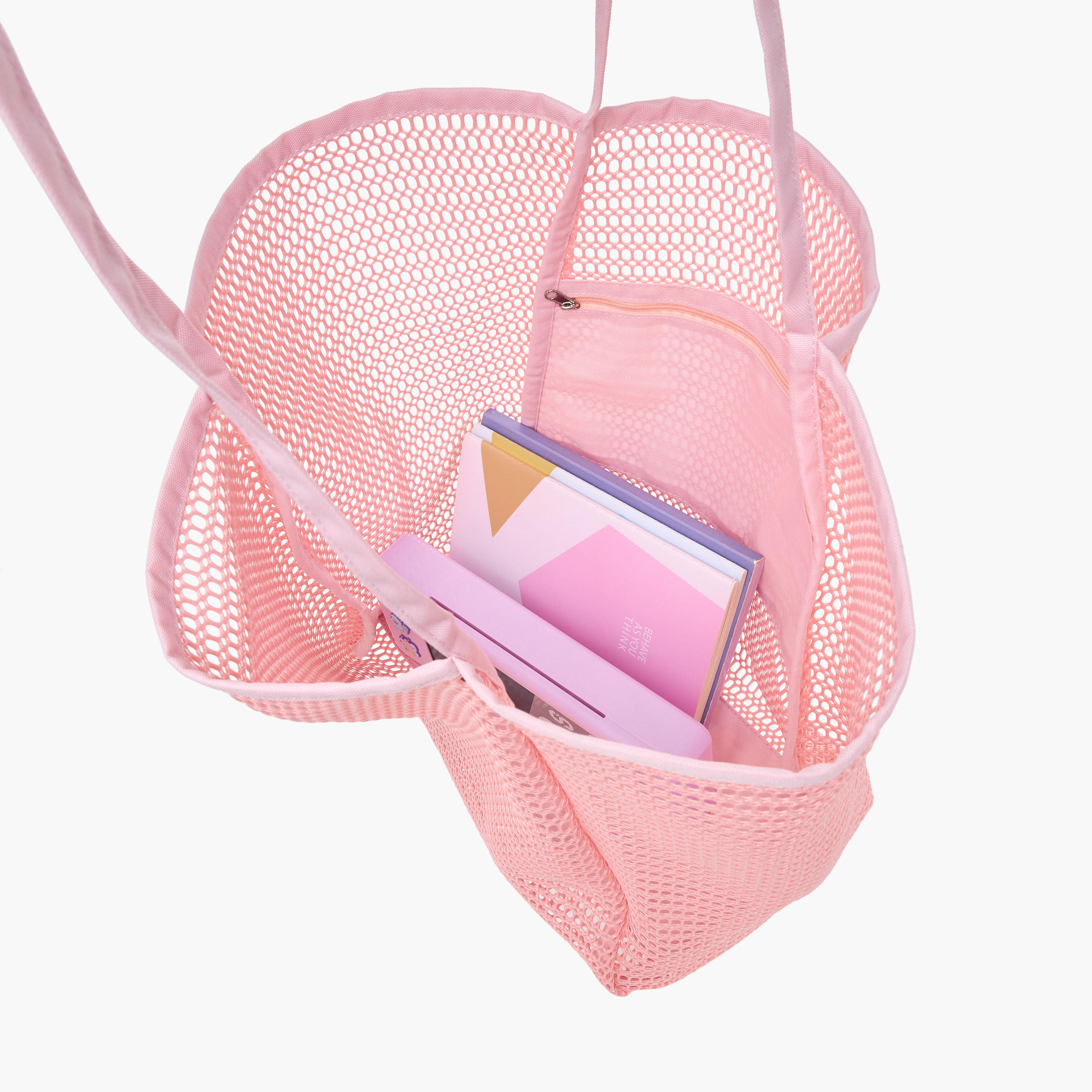 Mesh Tote Bag with Inner Pocket and Double Handle-women-bagsandwallets-handbags-image-7