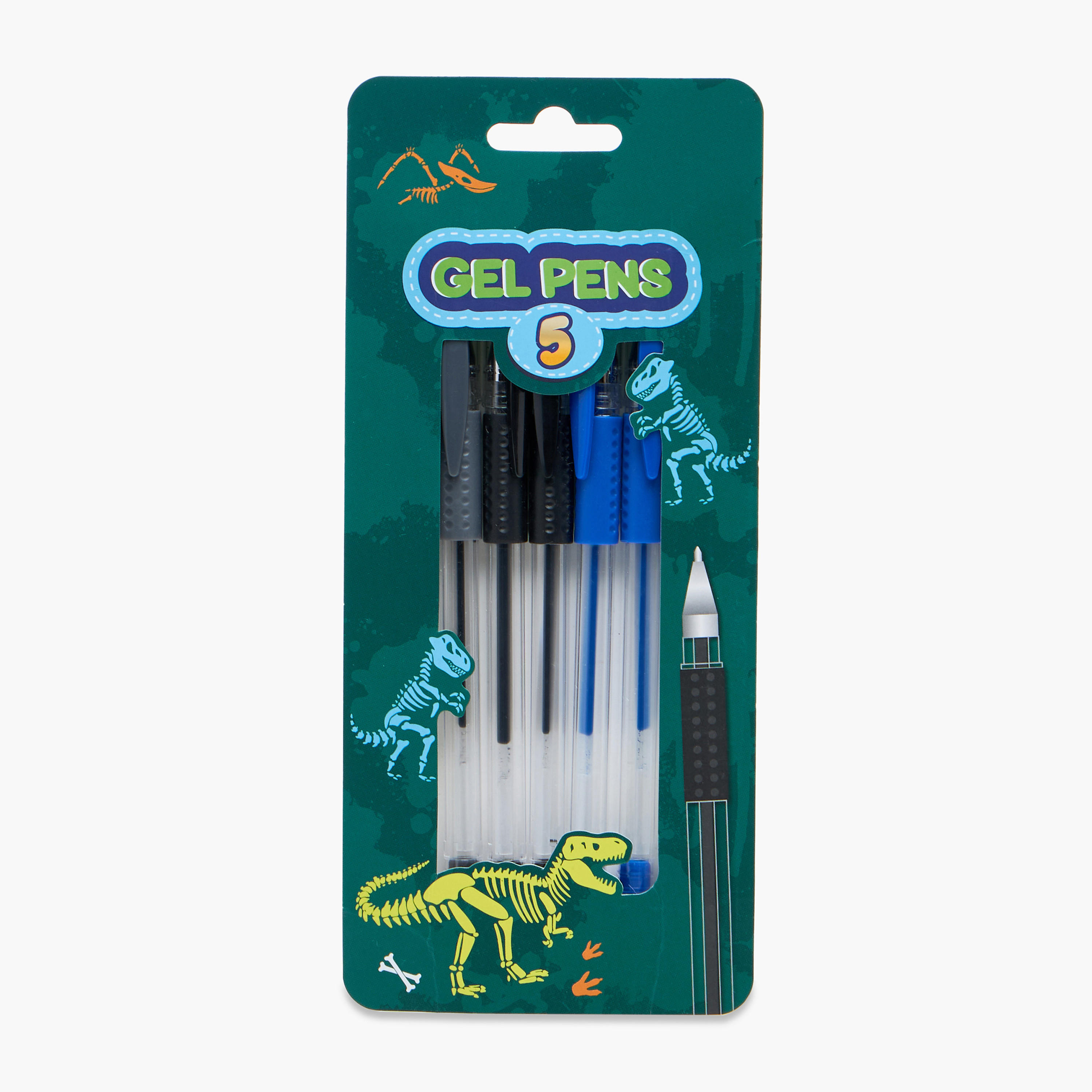 Assorted Gel Pen - Set of 5-school-stationery-pensandpencils-image-1