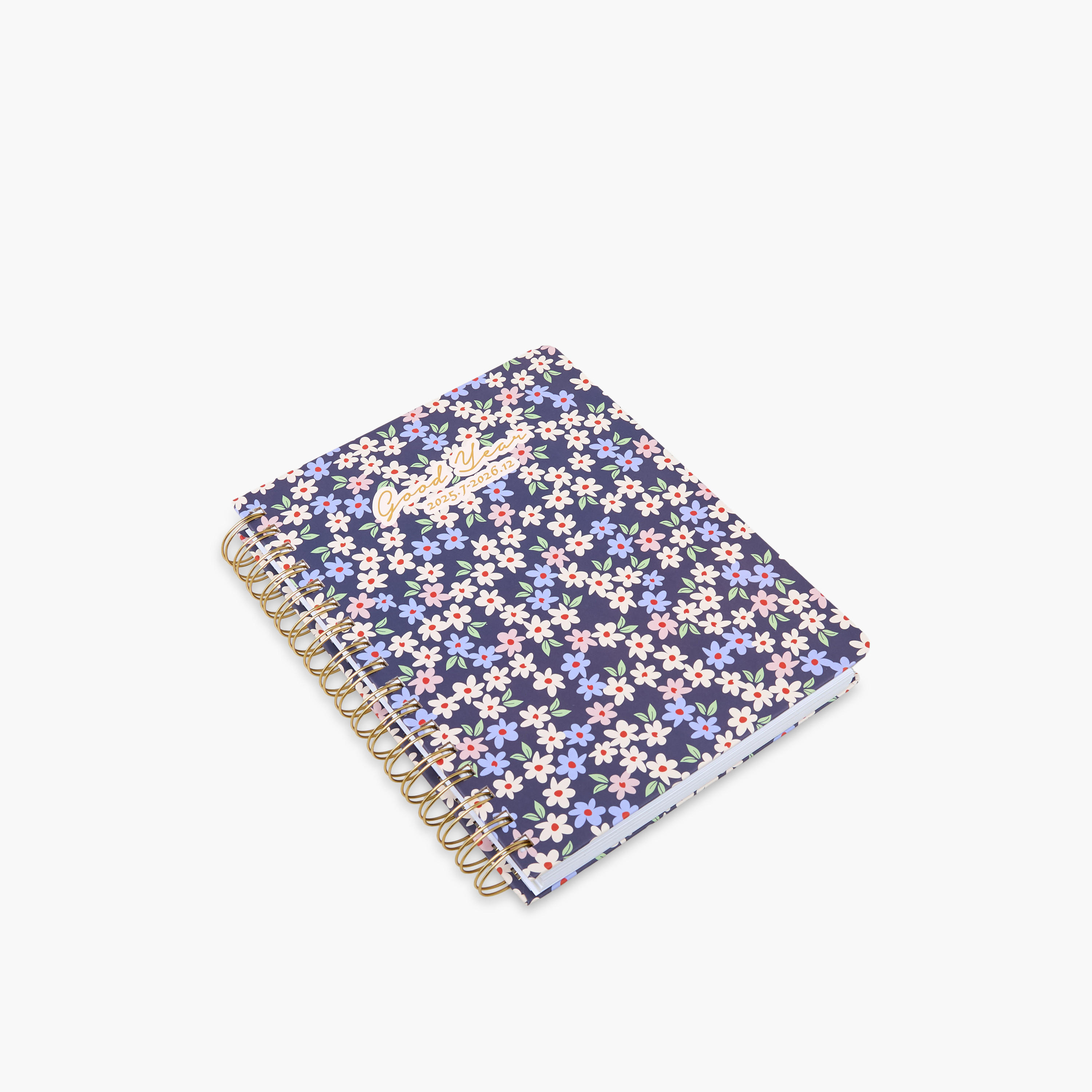 Floral Print Spiral 18-Month Agenda Planner-school-stationery-planners-image-2