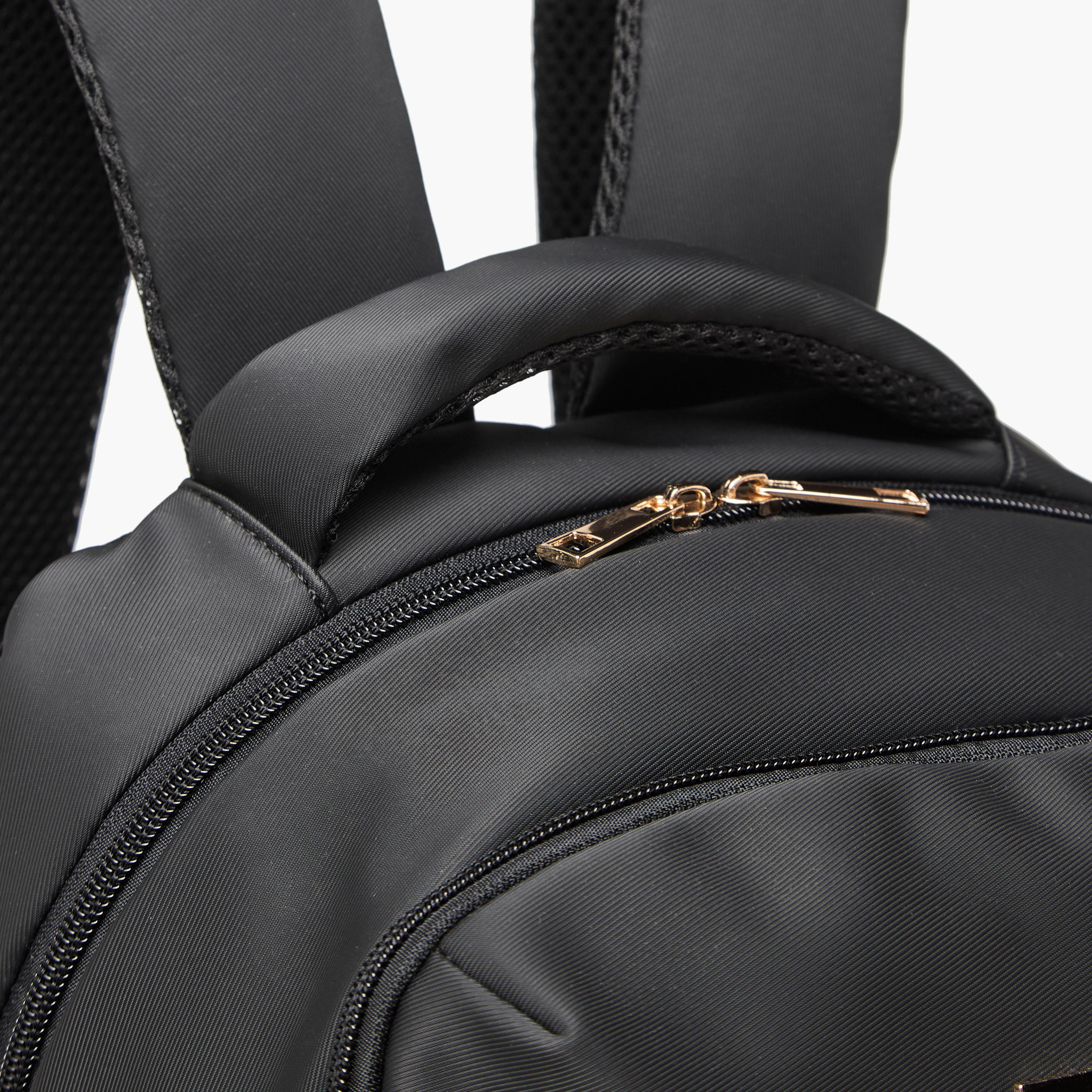 Mistotes Solid Backpack with Adjustable Shoulder Straps and Zip Closure - 28x41x21 cms-women-bagsandwallets-backpacks-image-6