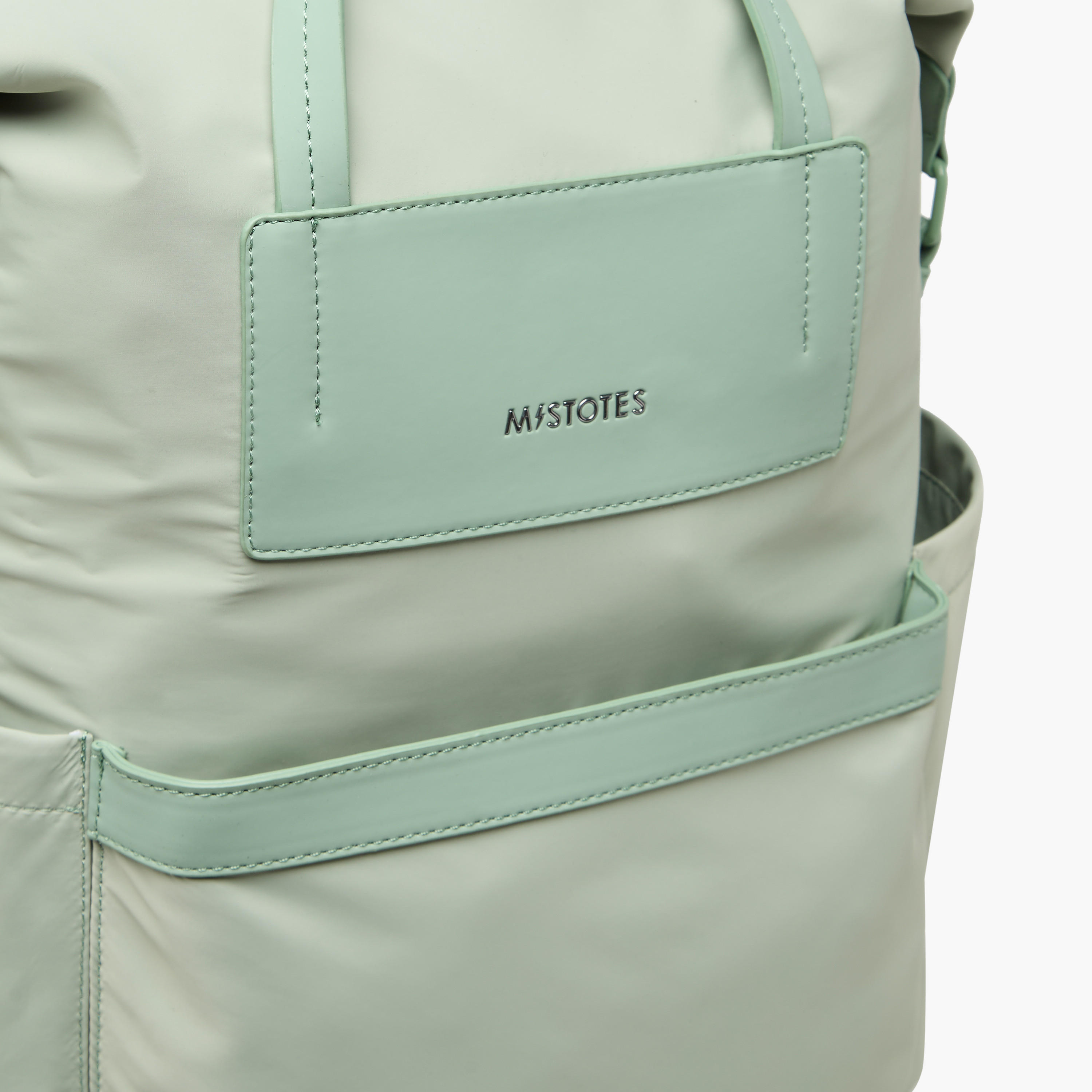 Mistotes Solid Backpack with Adjustable Shoulder Straps and Zip Closure - 38x32x14 cms-women-bagsandwallets-backpacks-image-5