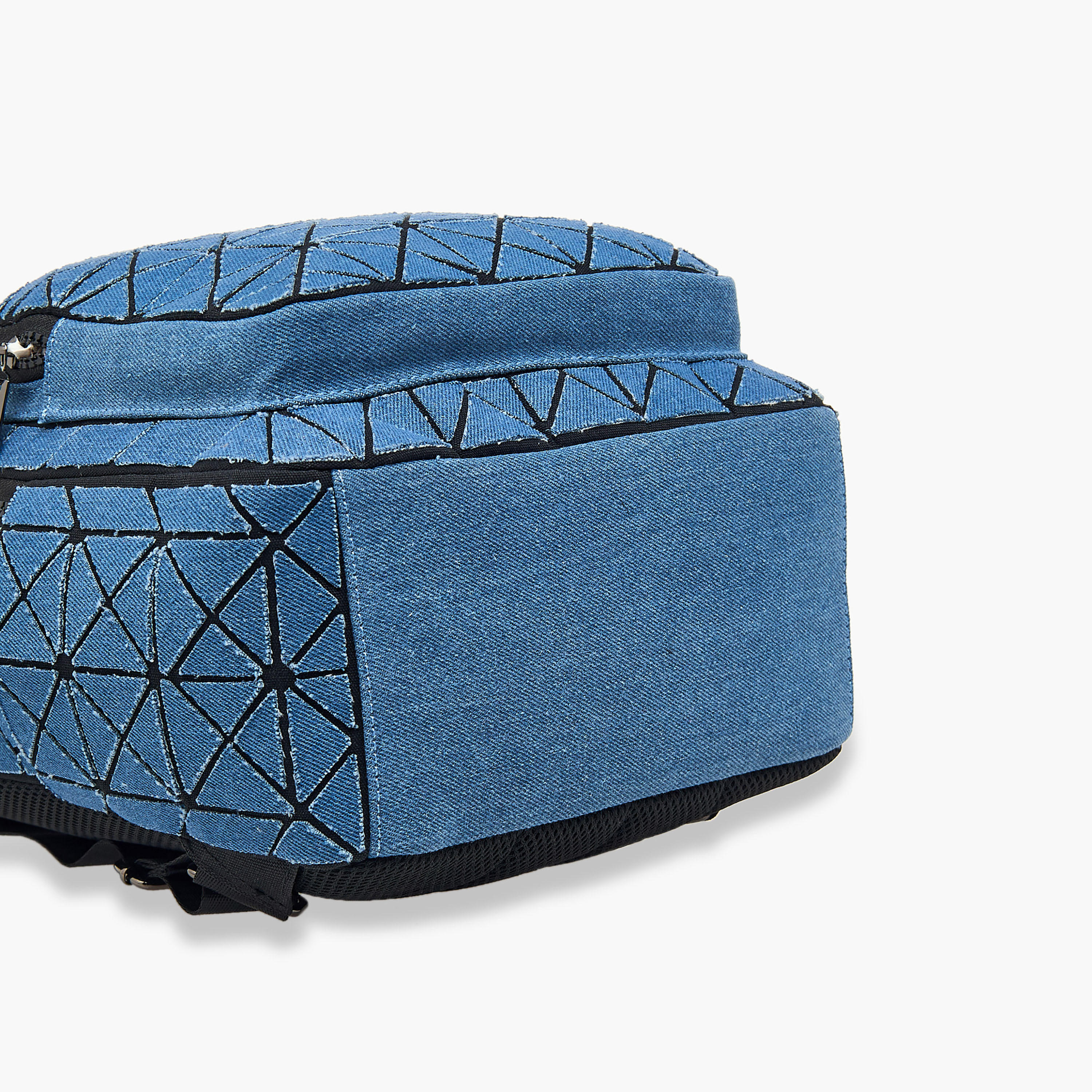Mistotes Denim Backpack with Adjustable Shoulder Straps and Zip Closure - 26x33x12 cm-women-bagsandwallets-backpacks-image-7