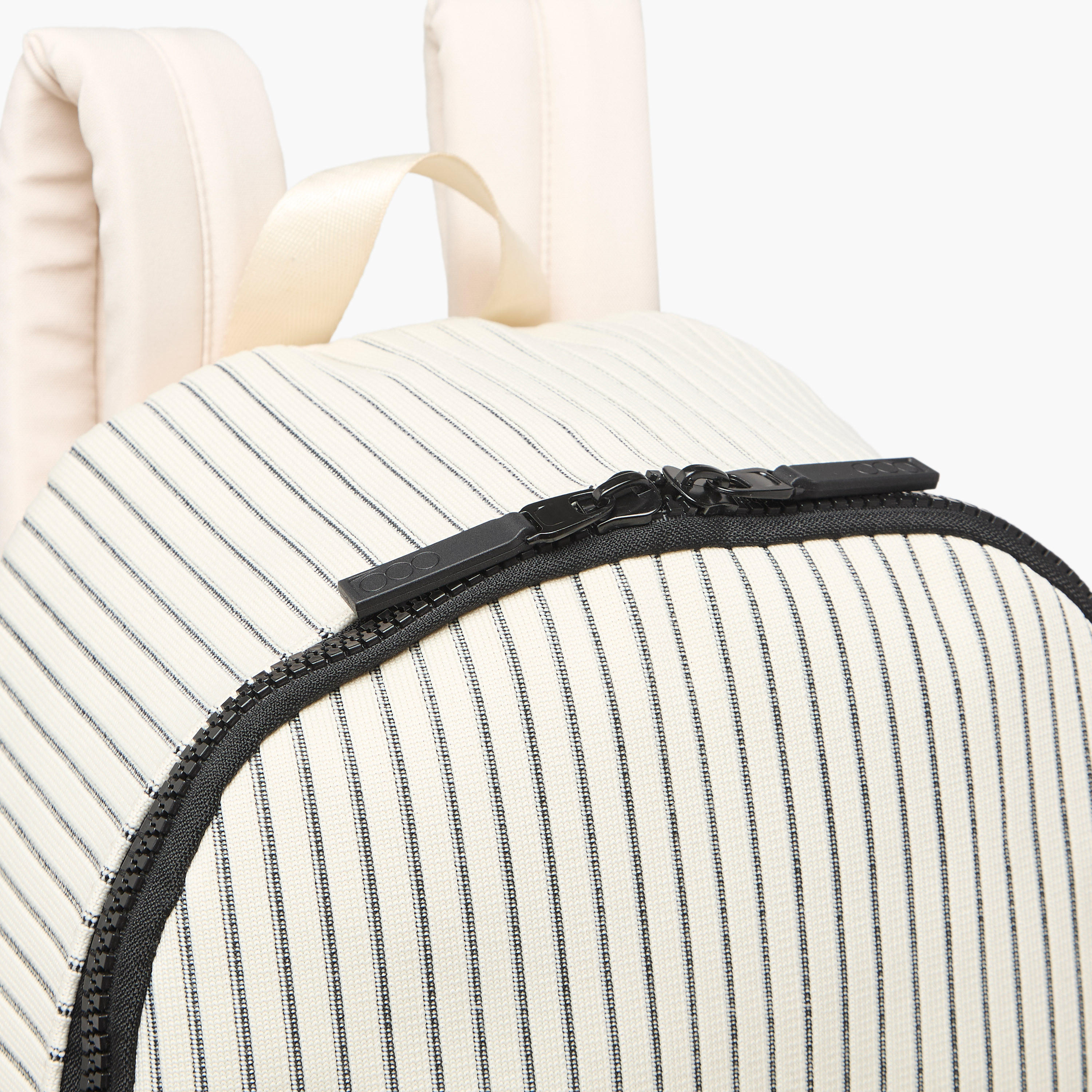 Mistotes Striped Backpack with Adjustable Shoulder Straps and Zip Closure - 38x32x14 cms-women-bagsandwallets-backpacks-image-5