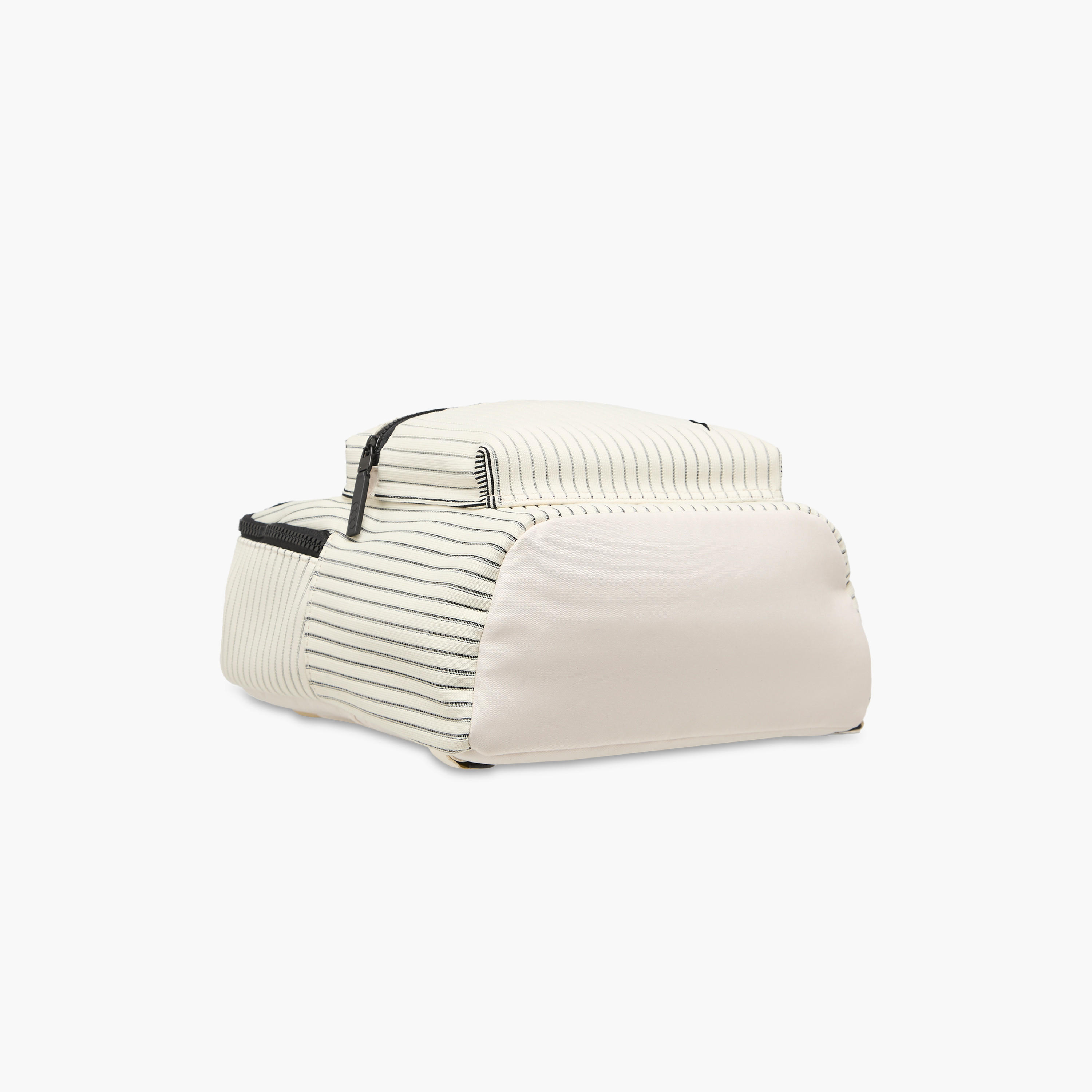 Mistotes Striped Backpack with Adjustable Shoulder Straps and Zip Closure - 38x32x14 cms-women-bagsandwallets-backpacks-image-8