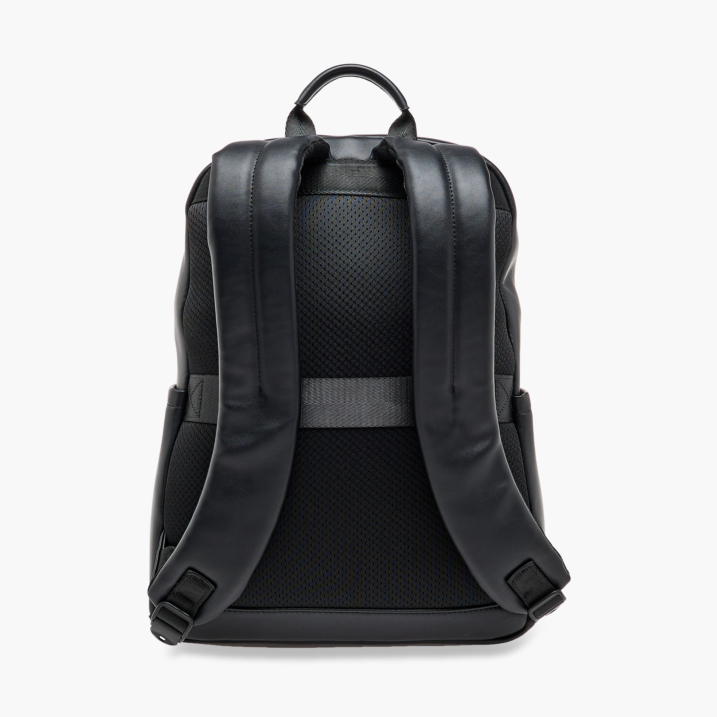 Duchini Solid Backpack with Adjustable Shoulder Straps - 31x17x43 cm-men-bags-image-3