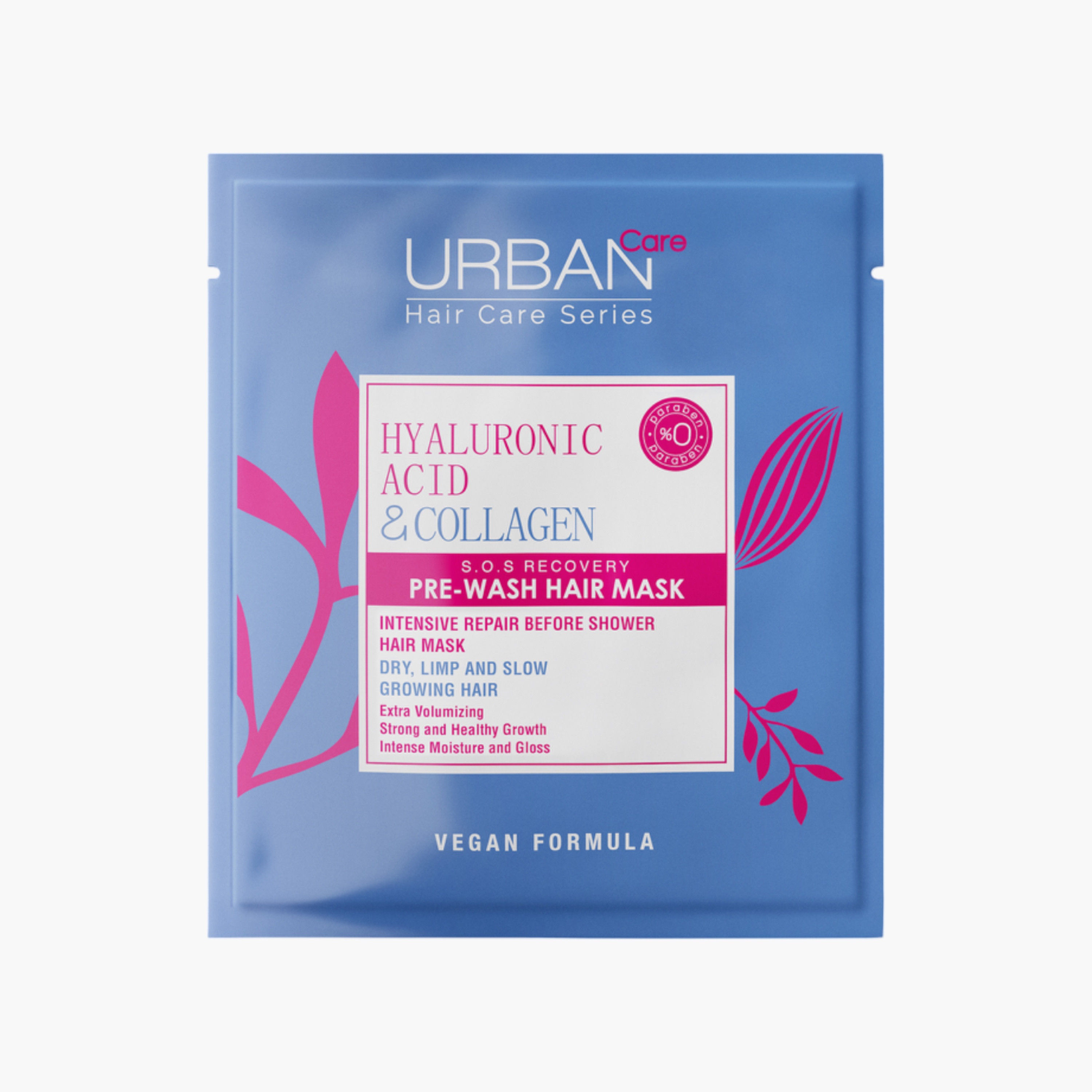 Urban Care Hyaluronic Acid and Collagen S.O.S Recovery Pre-Wash Hair Mask - 50 ml-beautyandpersonalcare-hair-haircare-hairmasksandcreams-image-1