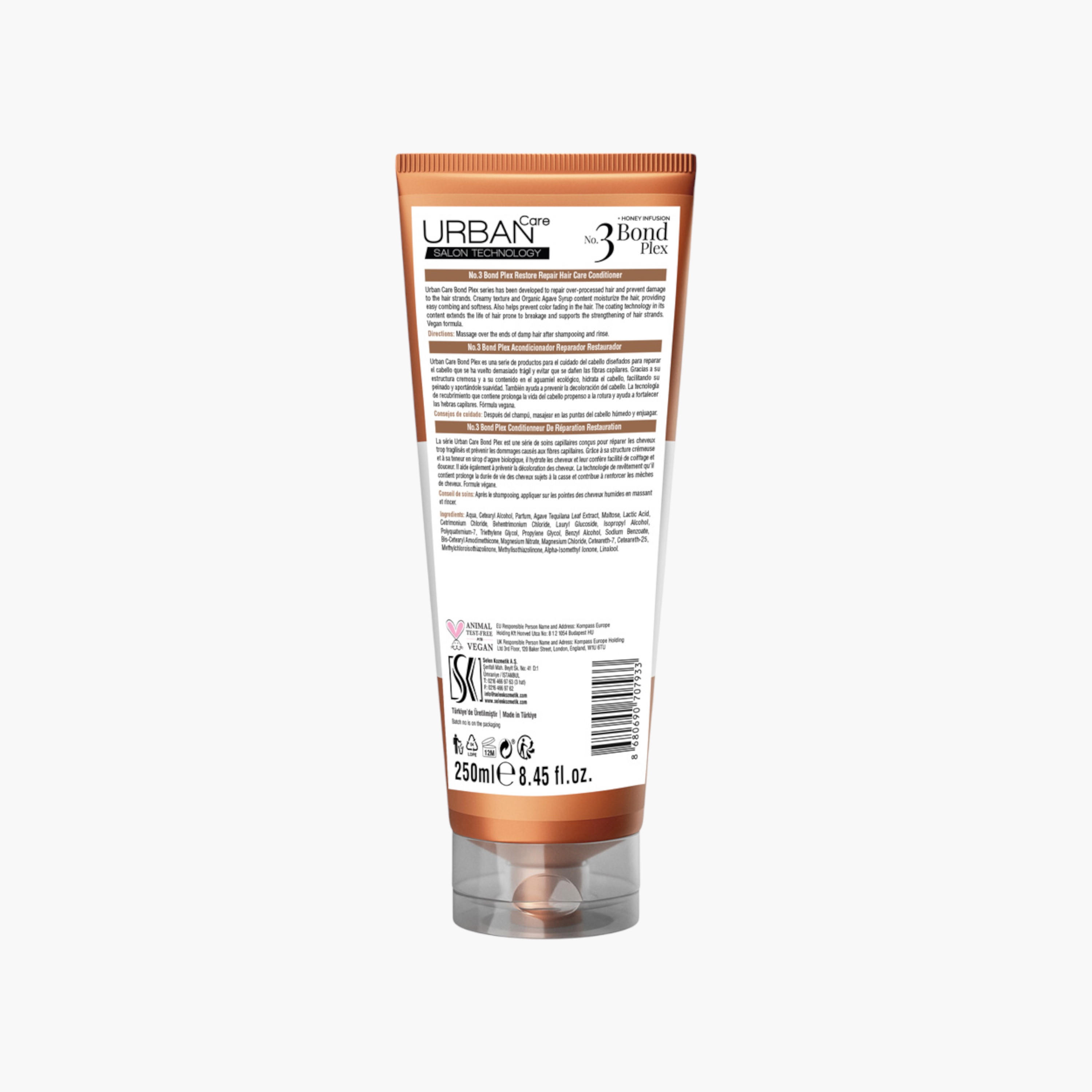 Urban Care No 3 Bond Plex Restore Repair Conditioner - 250 ml-beautyandpersonalcare-hair-haircare-conditioners-image-2