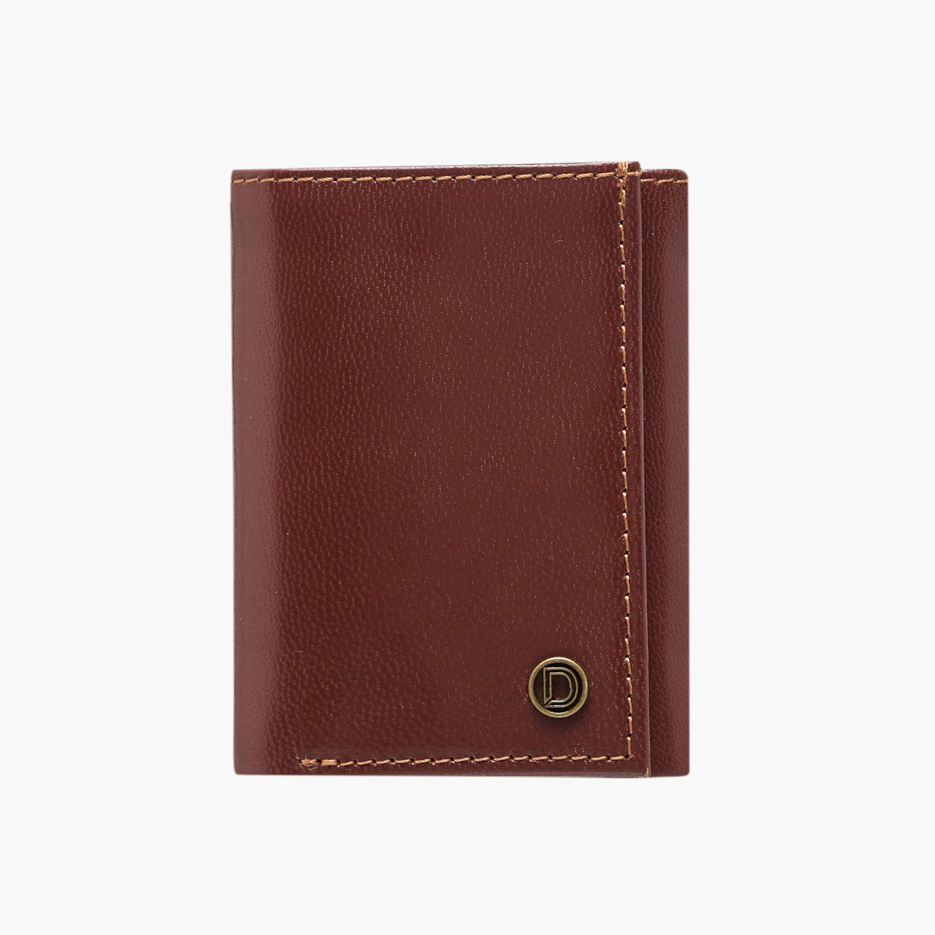 Duchini Metal Accent Bi-Fold Wallet-men-beltsandwallets-wallets-image-1