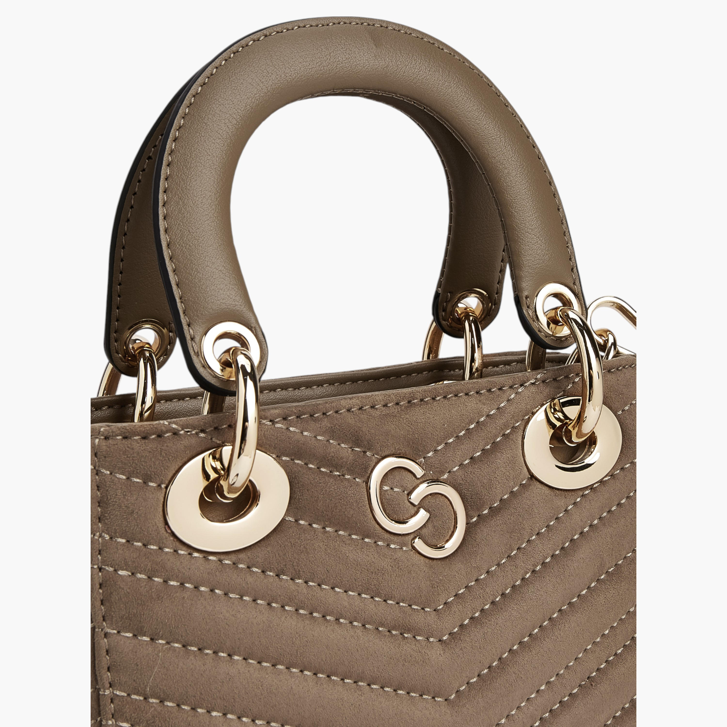 شنطة توتي مبطنة بمقبض قابل للفصل وسحاب إغلاق من سيلست-women-bagsandwallets-handbags-image-4