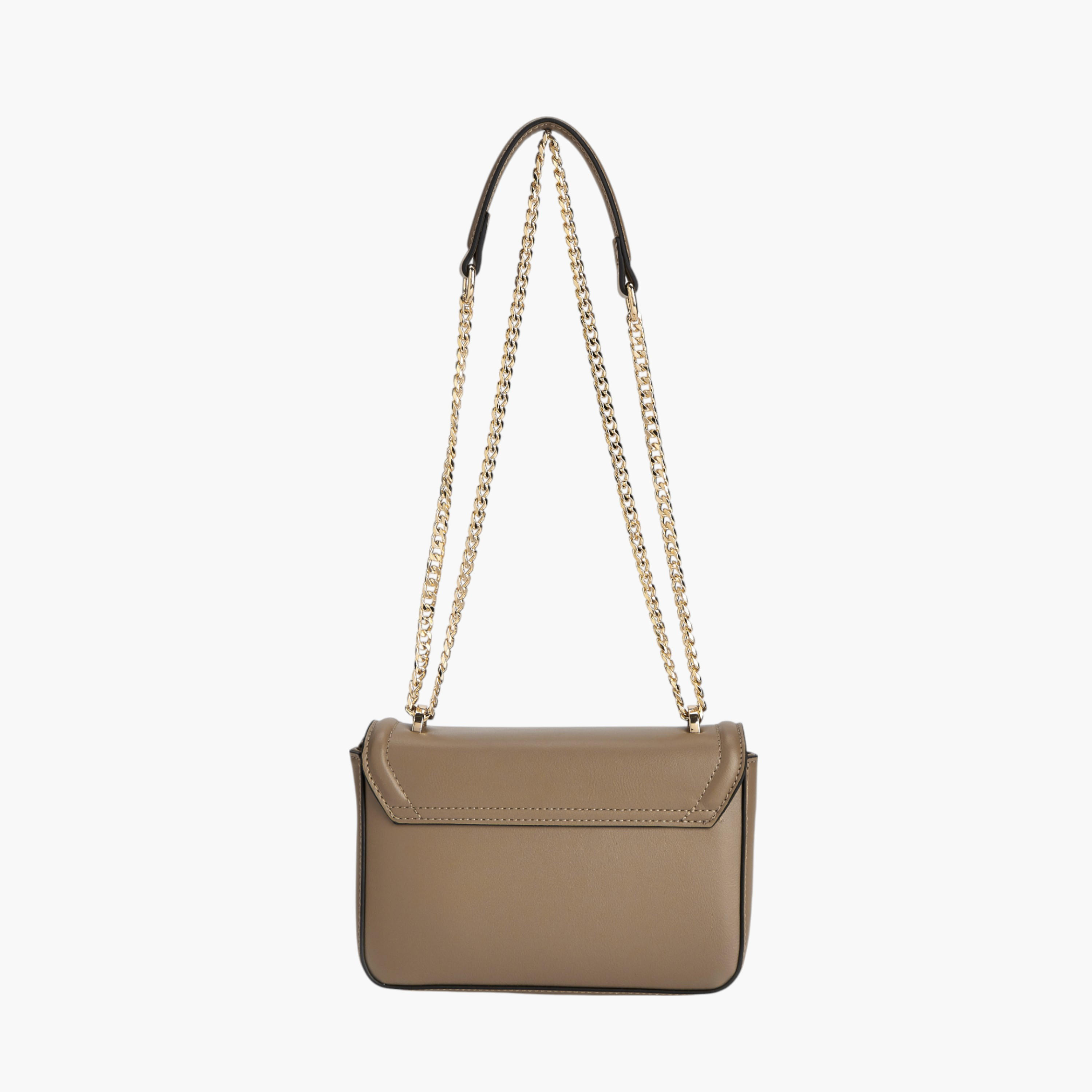 شنطة كروس بودي سادة بحمالة سلسلة وقفل تويست من سيليست-women-bagsandwallets-handbags-image-3