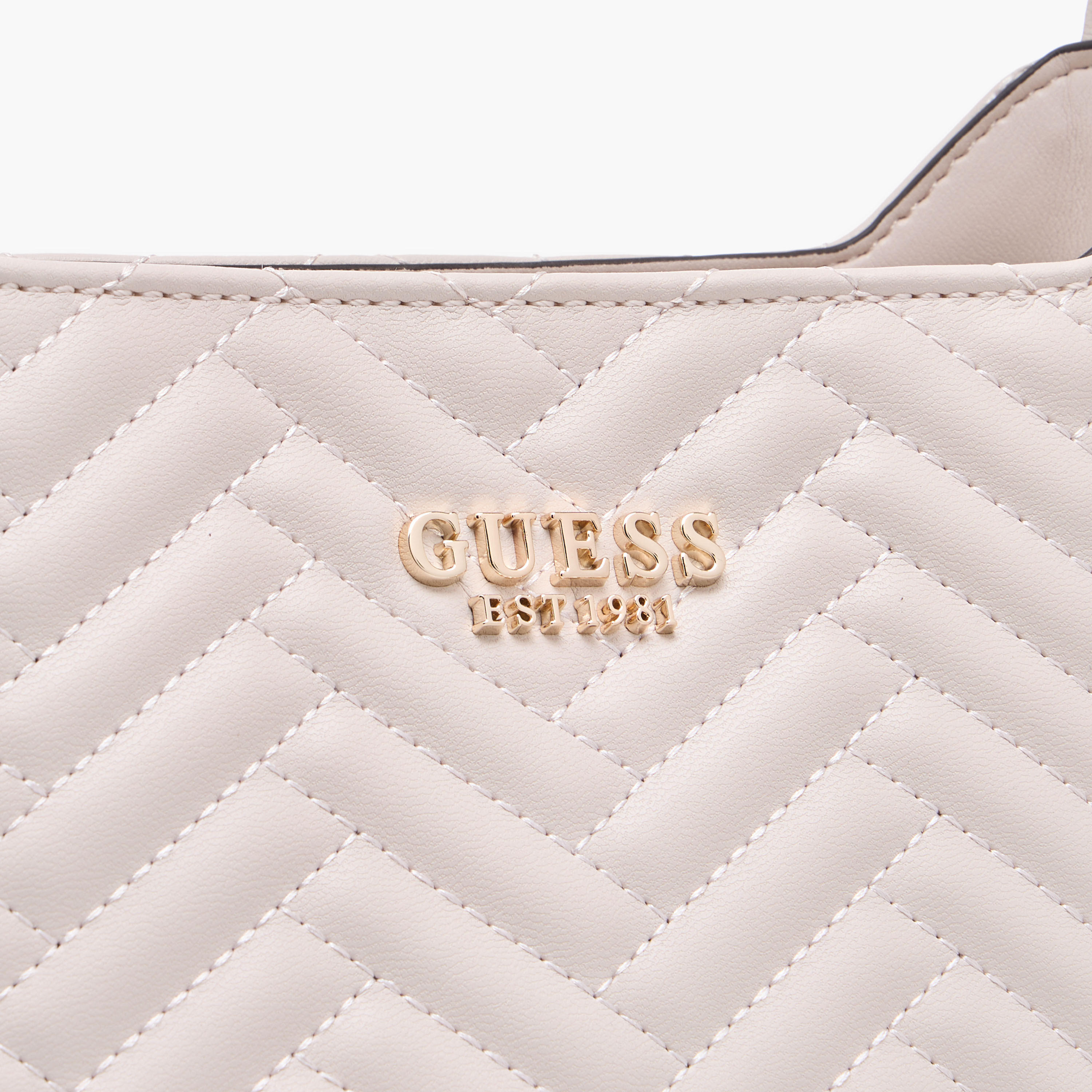 Guess Anning Quilted Shoulder Bag with Adjustable Strap and Zip Closure-women-bagsandwallets-handbags-image-5