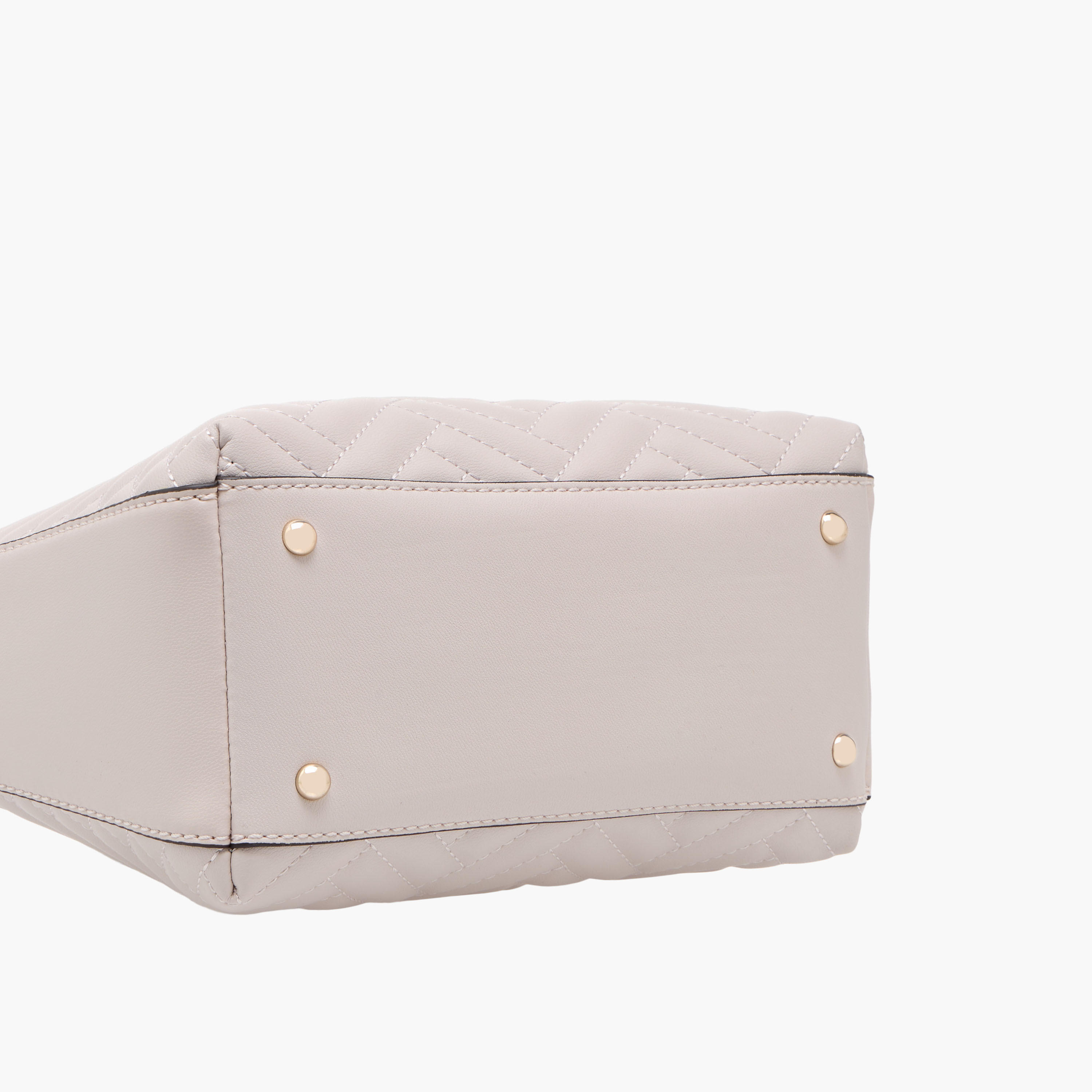 Guess Anning Quilted Shoulder Bag with Adjustable Strap and Zip Closure-women-bagsandwallets-handbags-image-8