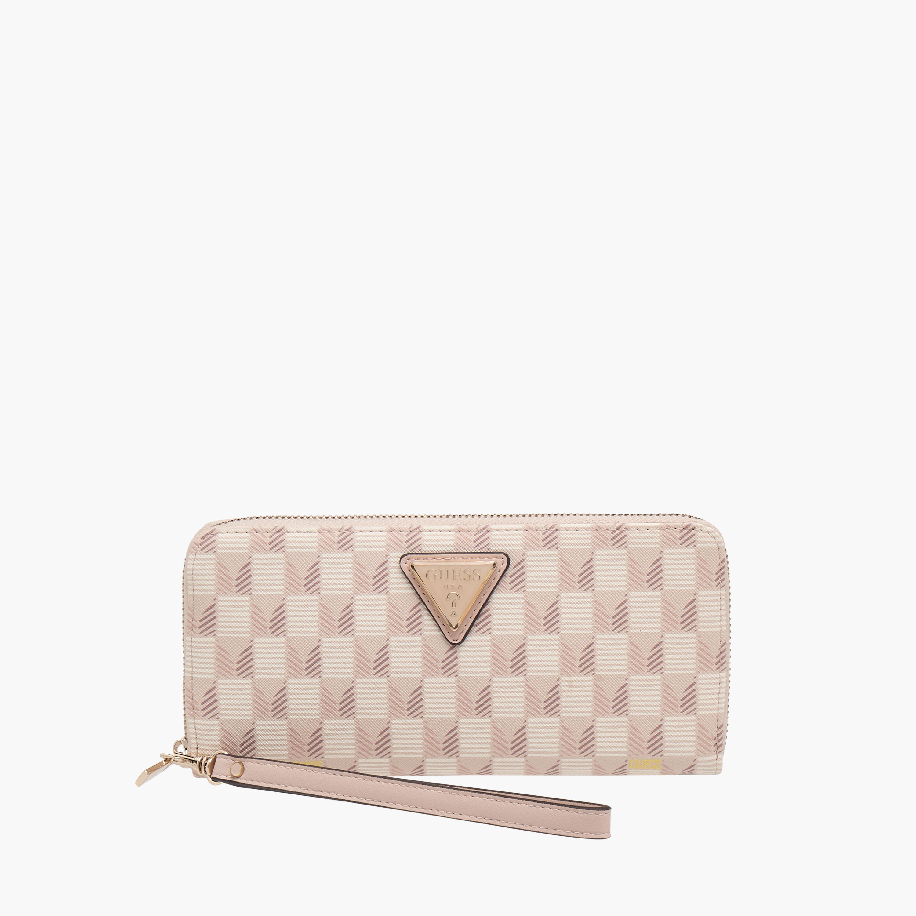 Guess Wave Geometric Print Zip Around Wallet-women-bagsandwallets-wallets-image-1