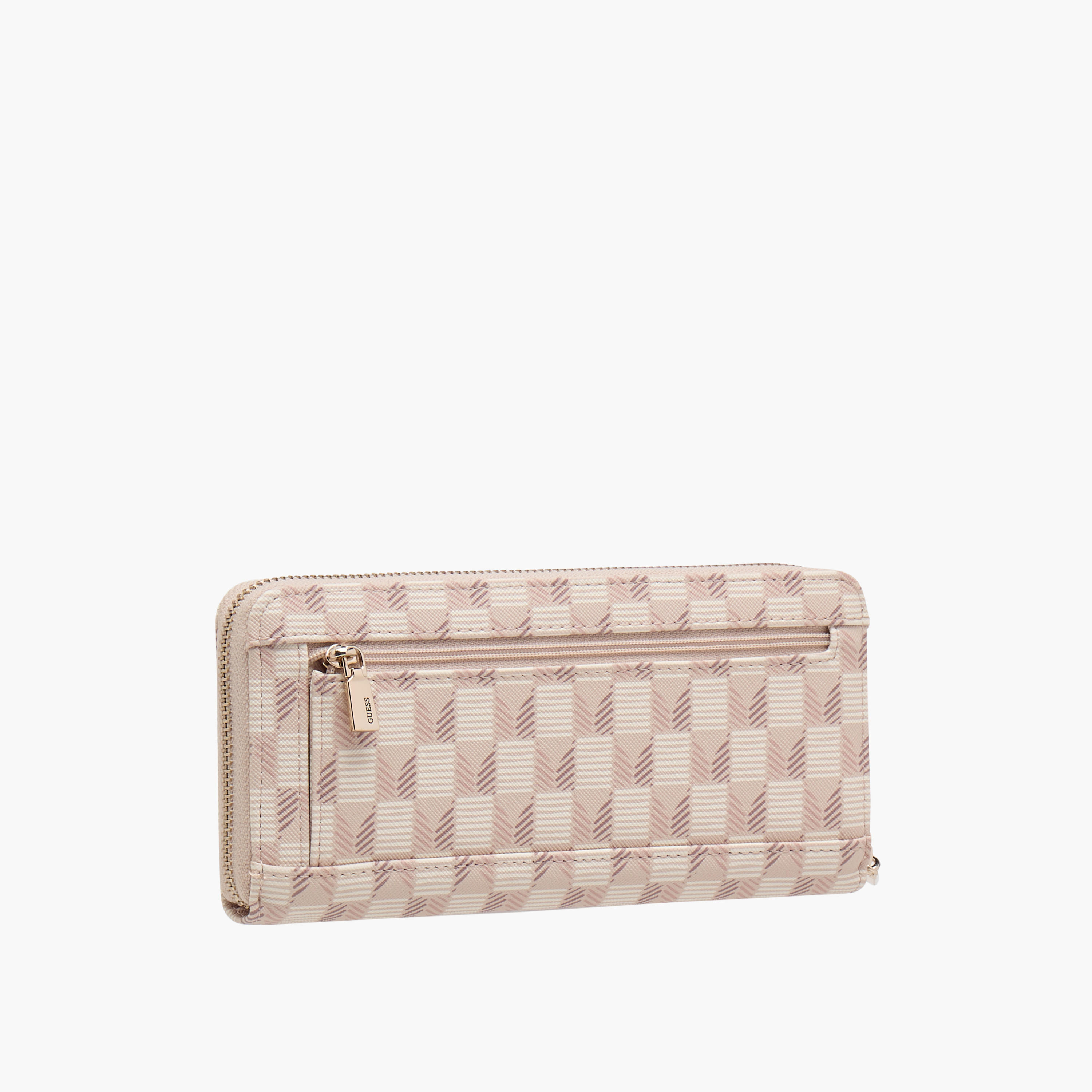 Guess Wave Geometric Print Zip Around Wallet-women-bagsandwallets-wallets-image-2