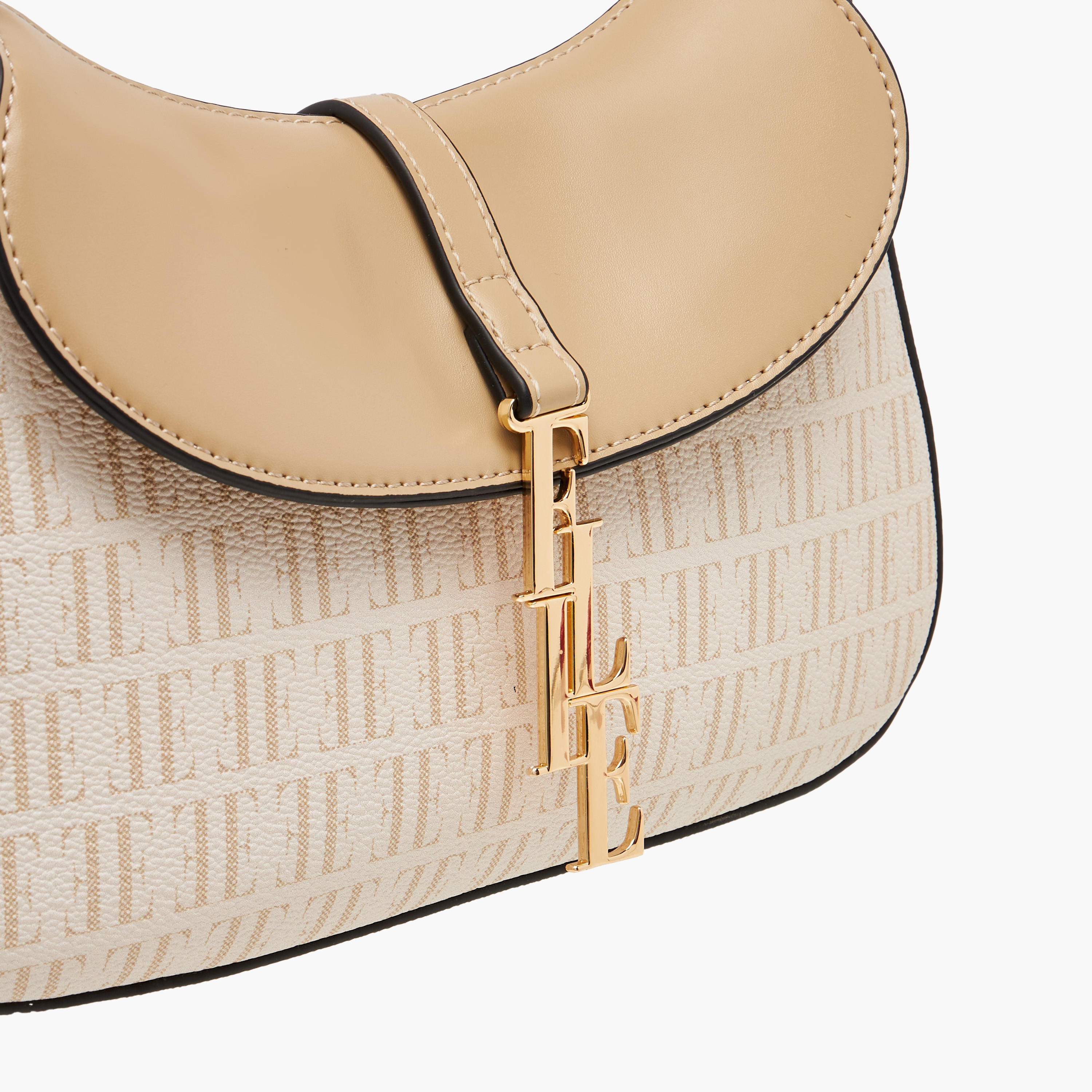 شنطة كروس بودي بحزام قابل للتعديل وزر إغلاق وطبعات مونوجرام من إيل-women-bagsandwallets-handbags-image-5