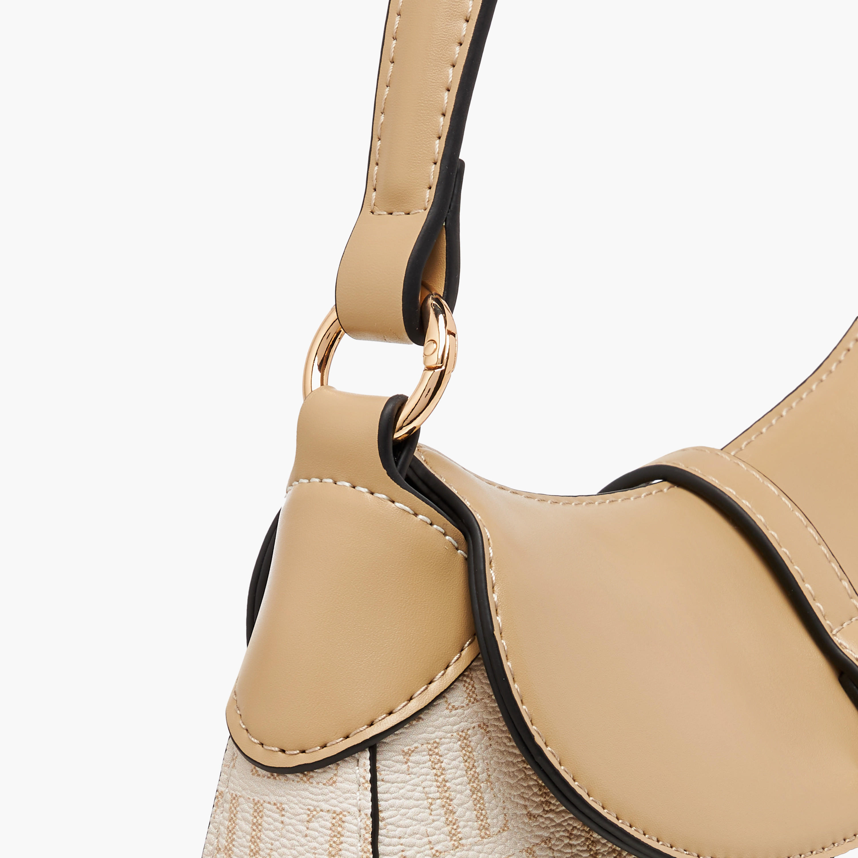 شنطة كروس بودي بحزام قابل للتعديل وزر إغلاق وطبعات مونوجرام من إيل-women-bagsandwallets-handbags-image-7