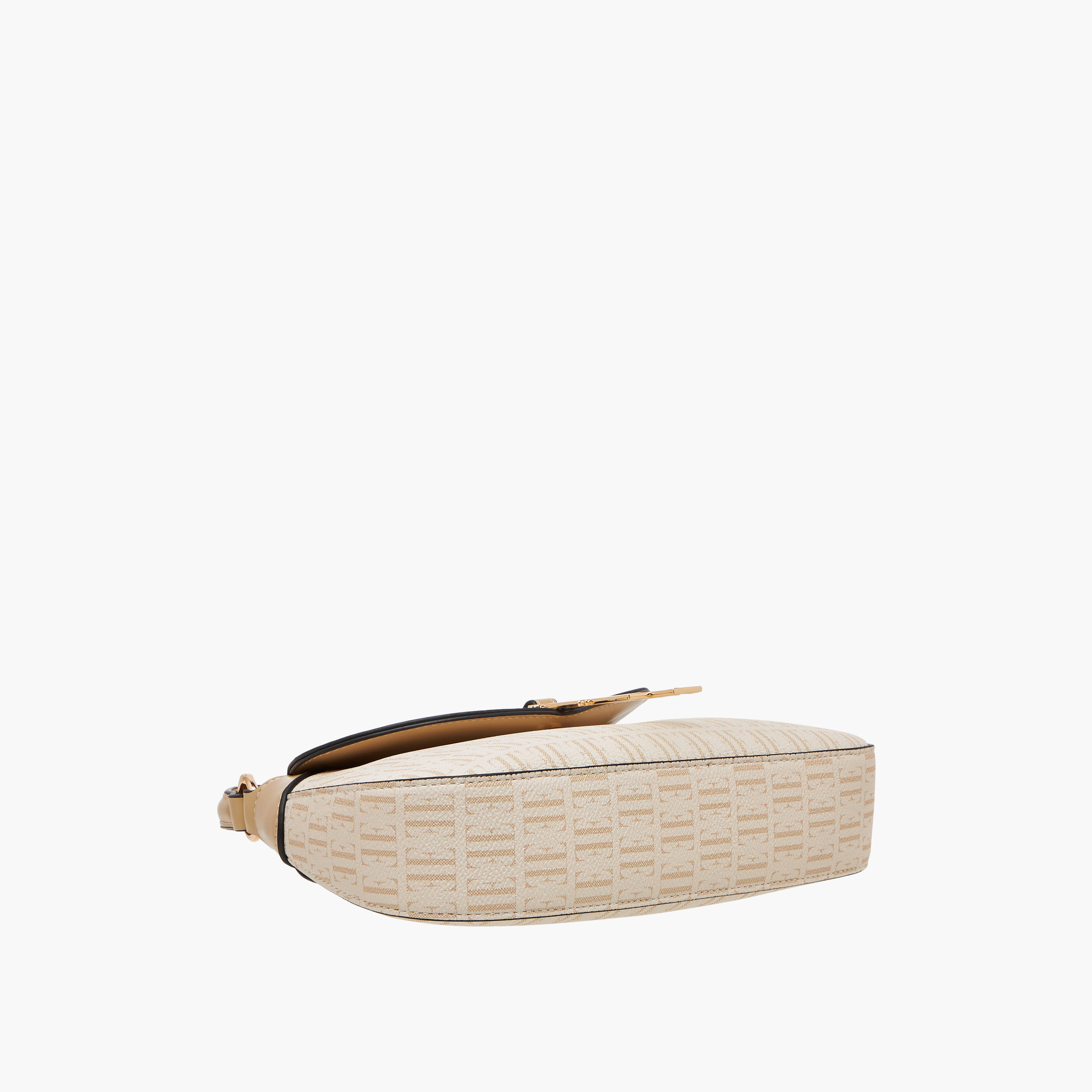 شنطة كروس بودي بحزام قابل للتعديل وزر إغلاق وطبعات مونوجرام من إيل-women-bagsandwallets-handbags-image-8