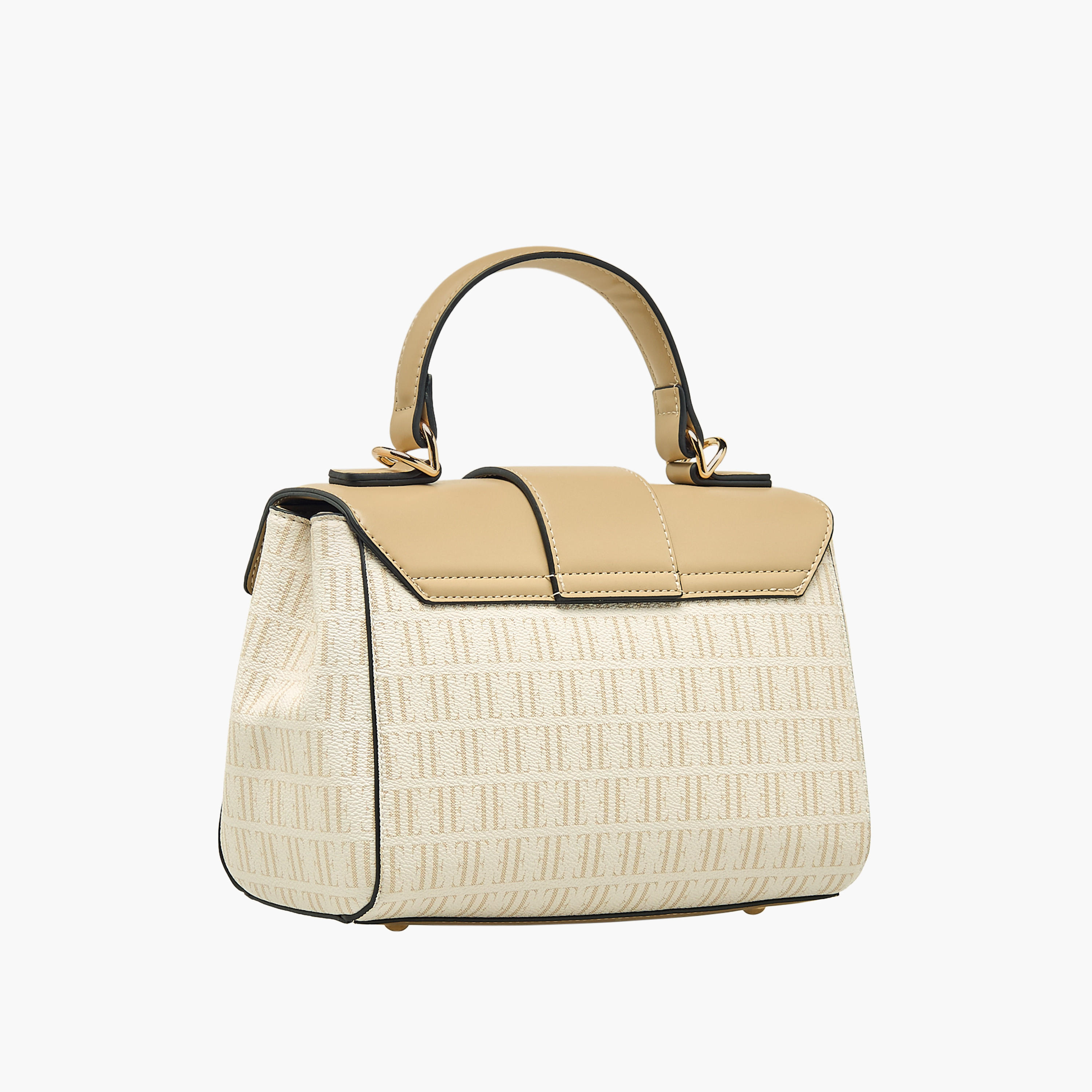 Elle Monogram Print Satchel Bag with Top Handle-women-bagsandwallets-handbags-image-4