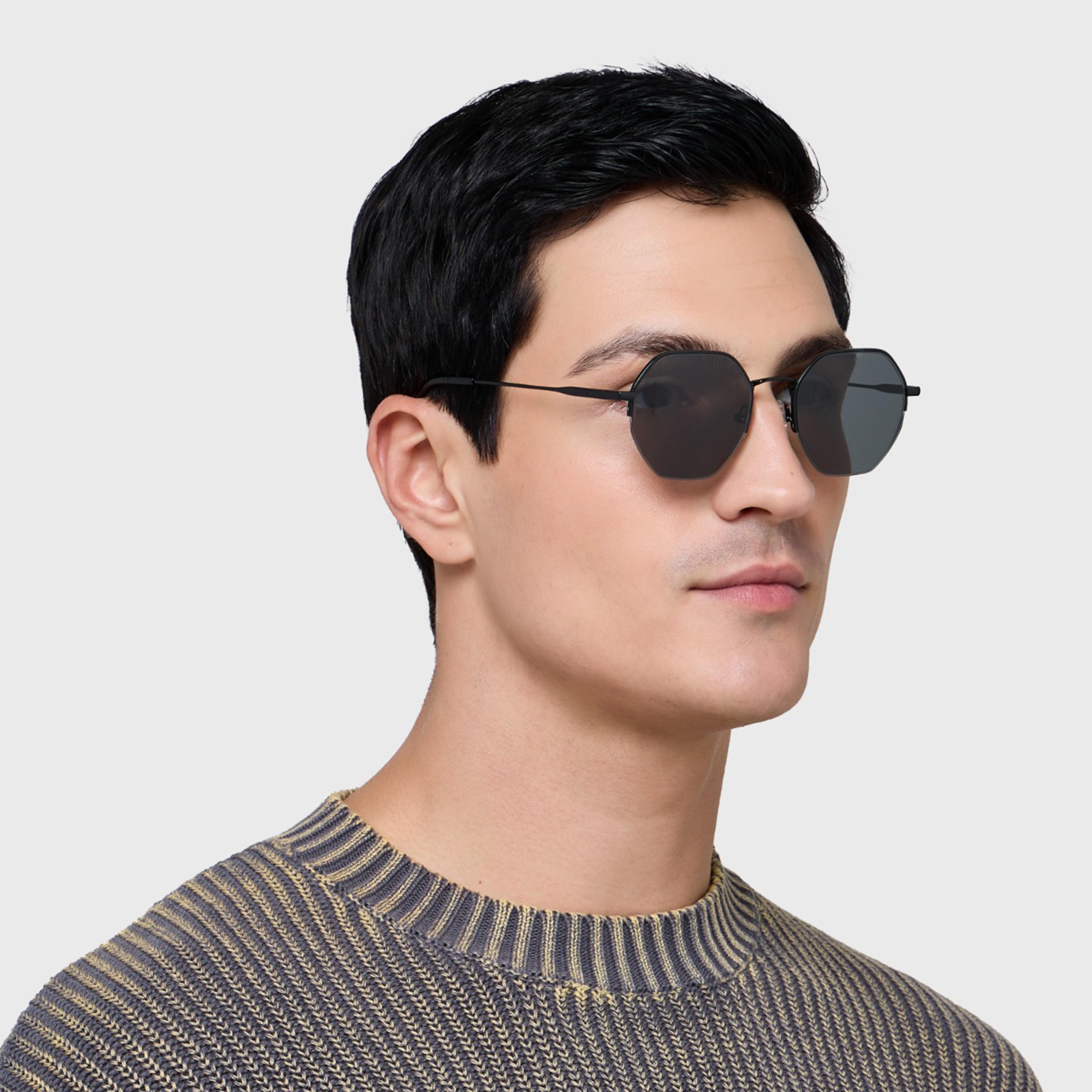 30صندايز-  نظارة شمسية أزورو سوداء بتصميم هندسي 50 مم su100101-30s-000305-0101-50-men-sunglasses-image-6