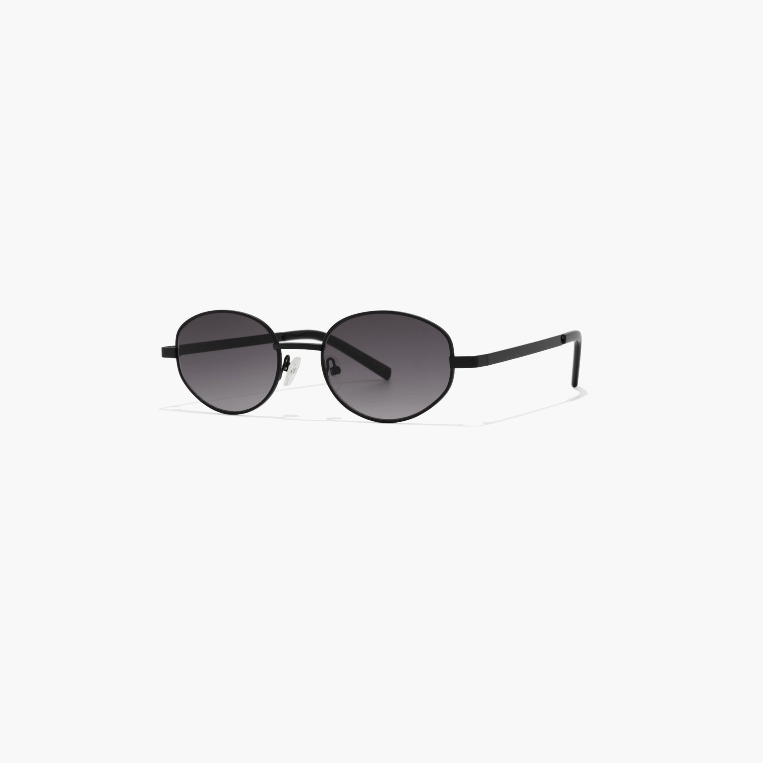بلاك آوت- نظارة شمسية غلو رمادية دائرية وبيضاوية 54 مم su60107-bla-000281-0107-54-men-sunglasses-image-1