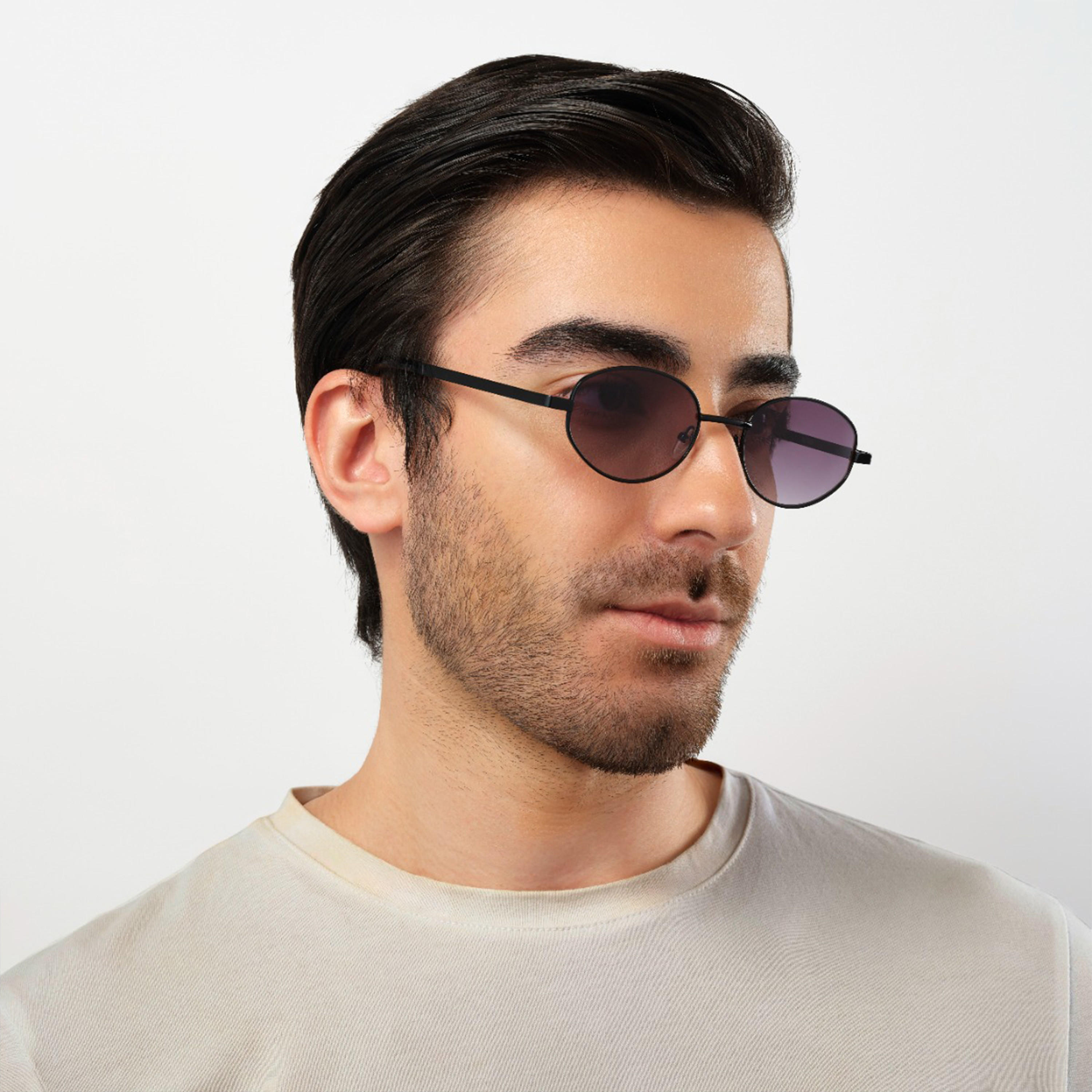بلاك آوت- نظارة شمسية غلو رمادية دائرية وبيضاوية 54 مم su60107-bla-000281-0107-54-men-sunglasses-image-7