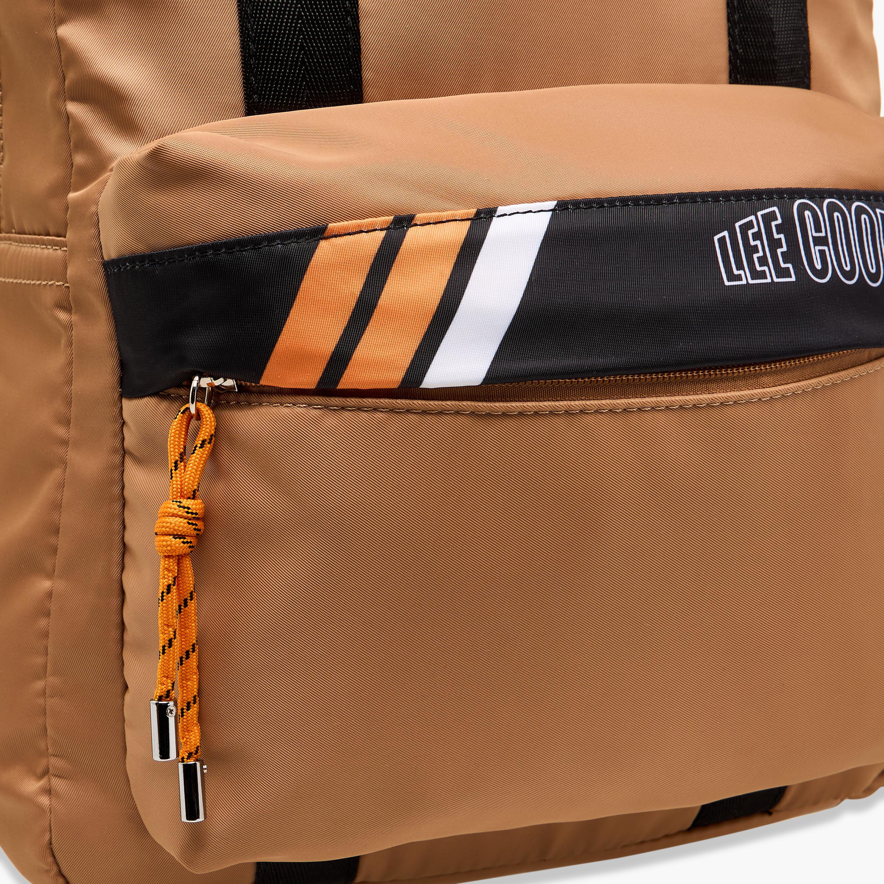 Lee Cooper Colourblock Backpack with Adjustable Shoulder Straps and Zip Closure - 13x30x40 cm-men-bags-image-5