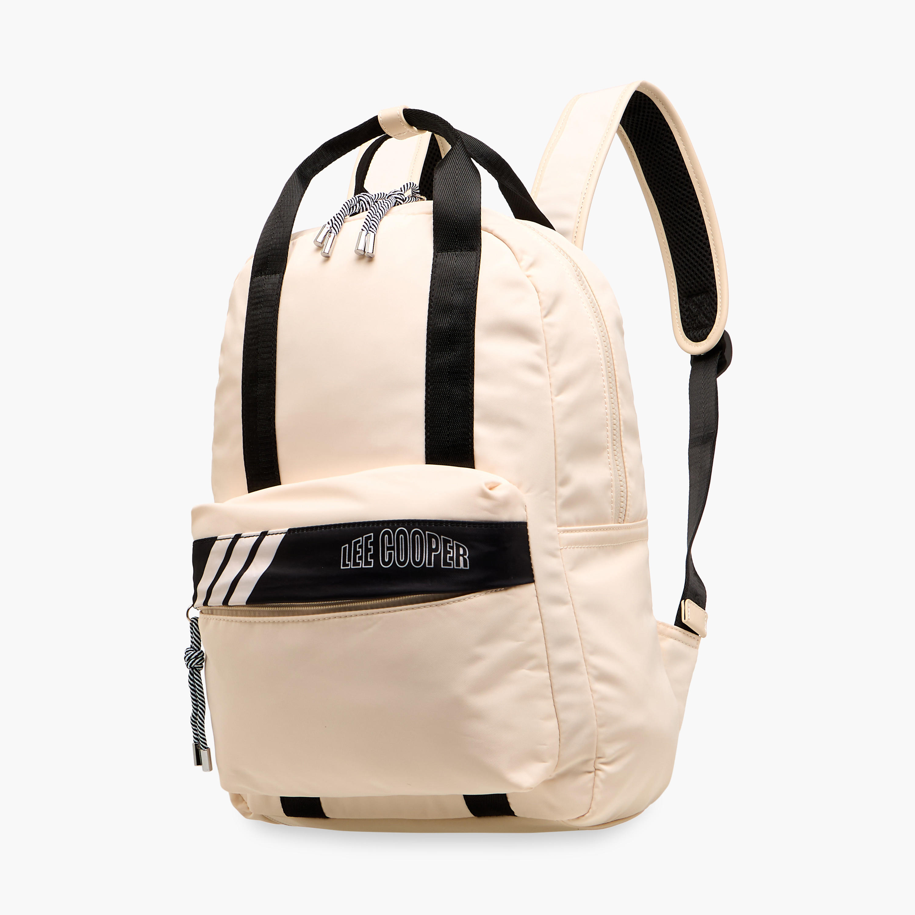 Lee Cooper Colourblock Backpack with Adjustable Shoulder Straps and Zip Closure - 13x30x40 cm-men-bags-image-2