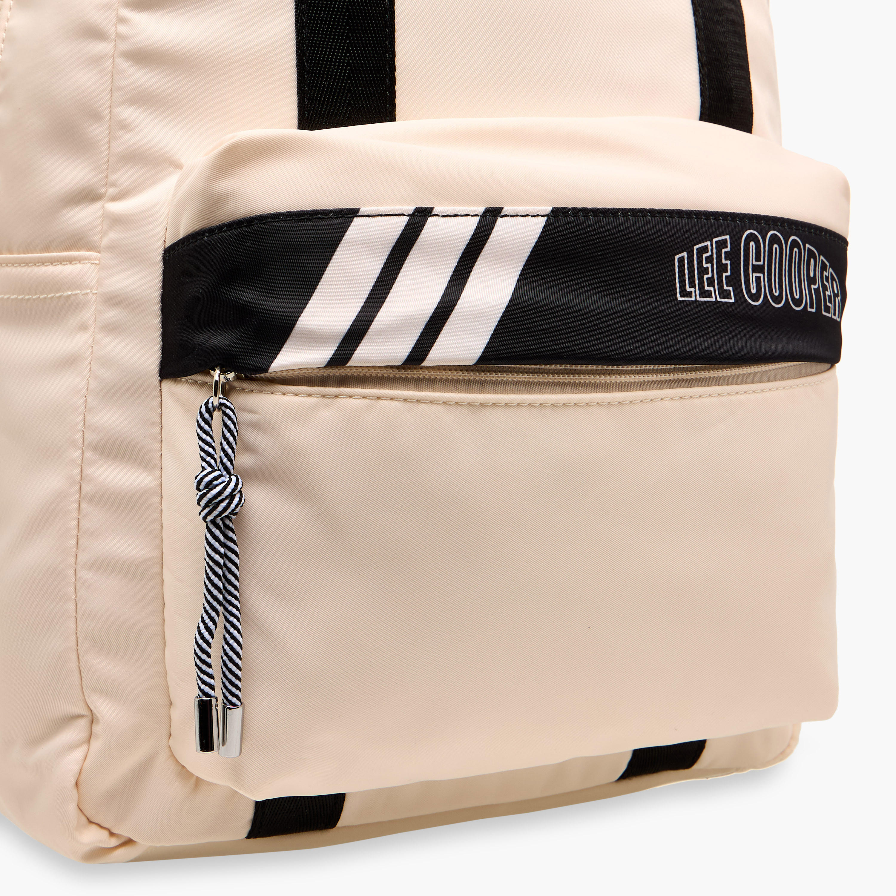 Lee Cooper Colourblock Backpack with Adjustable Shoulder Straps and Zip Closure - 13x30x40 cm-men-bags-image-5