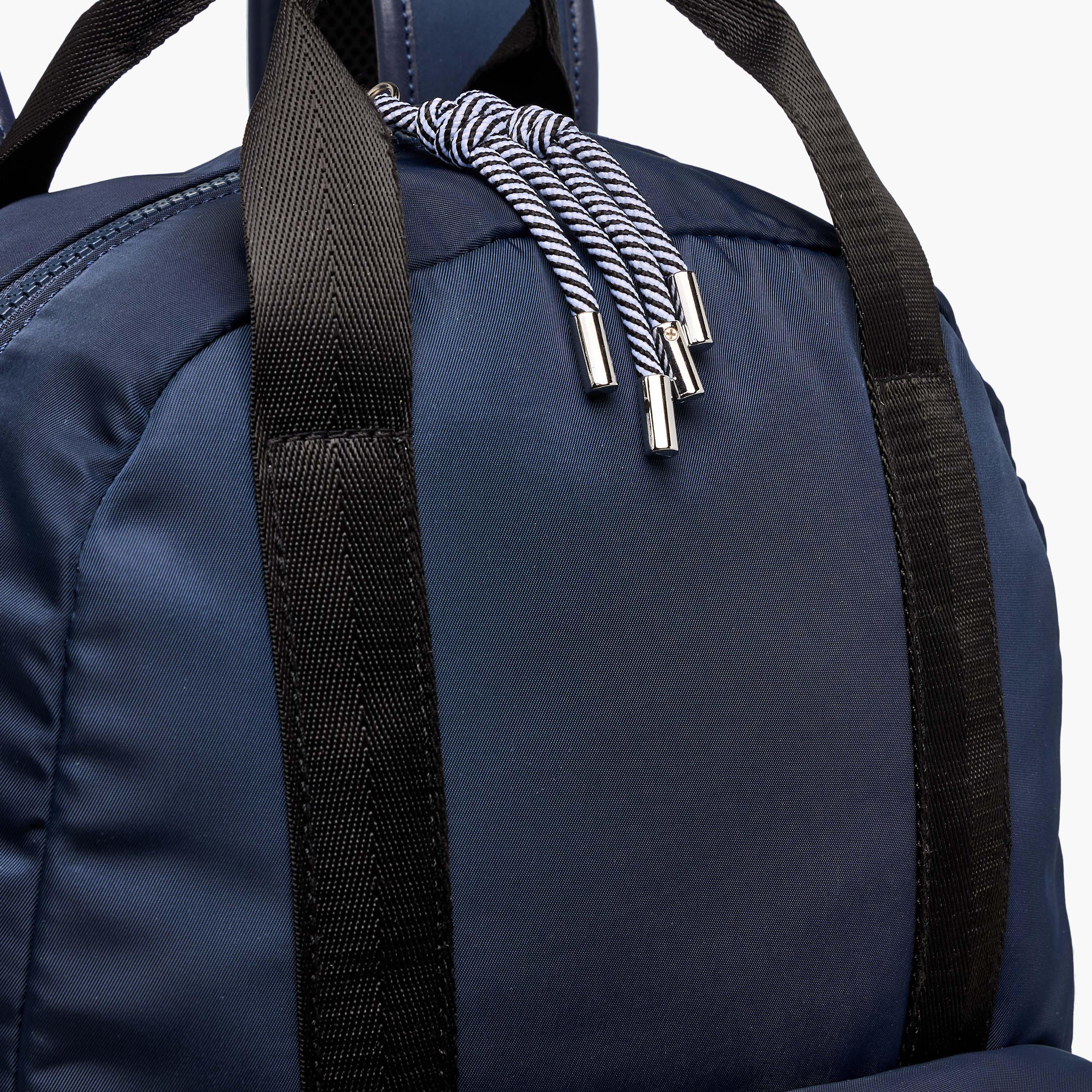 Lee Cooper Colourblock Backpack with Adjustable Shoulder Straps and Zip Closure - 13x30x40 cm-men-bags-image-4
