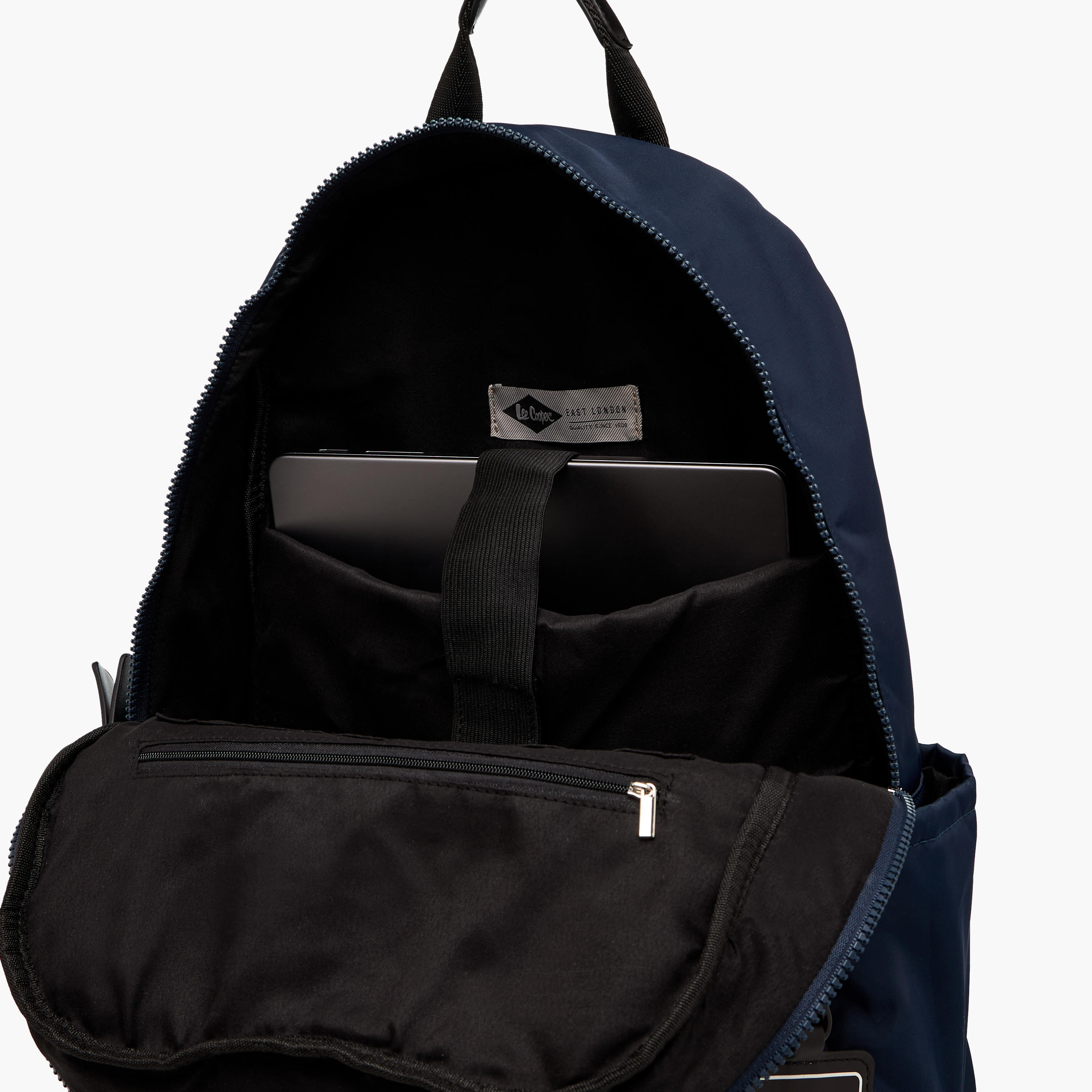 Lee Cooper Colourblock Backpack with Adjustable Shoulder Straps and Zip Closure - 13x30x41 cm-men-bags-image-7