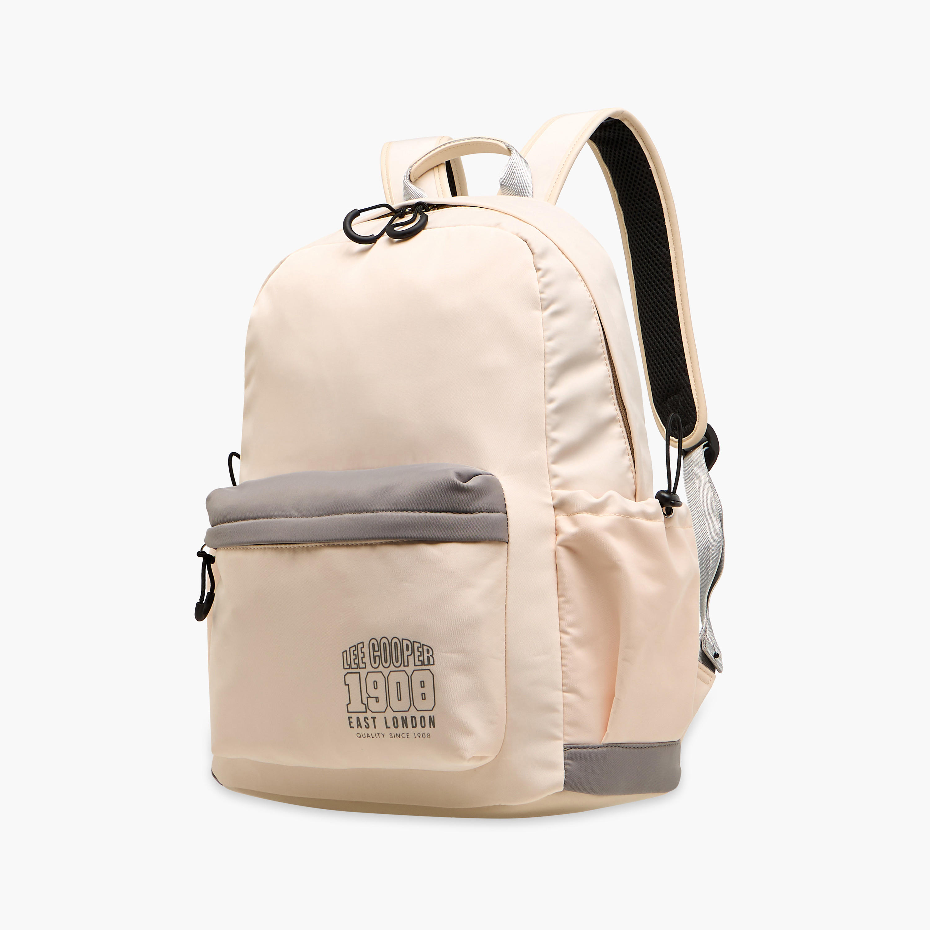 Lee Cooper Printed Backpack with Adjustable Shoulder Straps and Zip Closure - 13x30x41 cm-men-bags-image-2