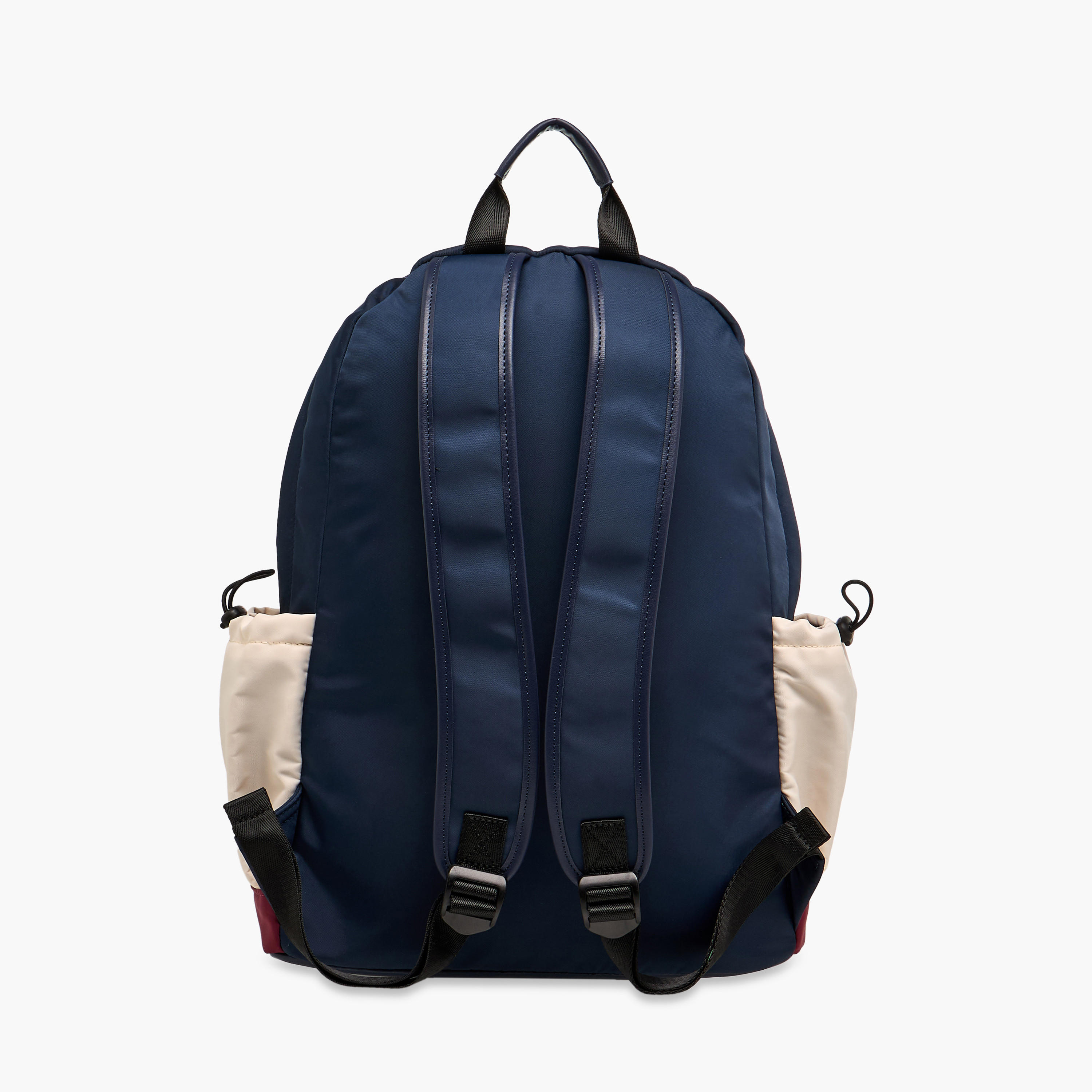 Lee Cooper Printed Backpack with Adjustable Shoulder Straps and Zip Closure - 13x30x41 cm-men-bags-image-3