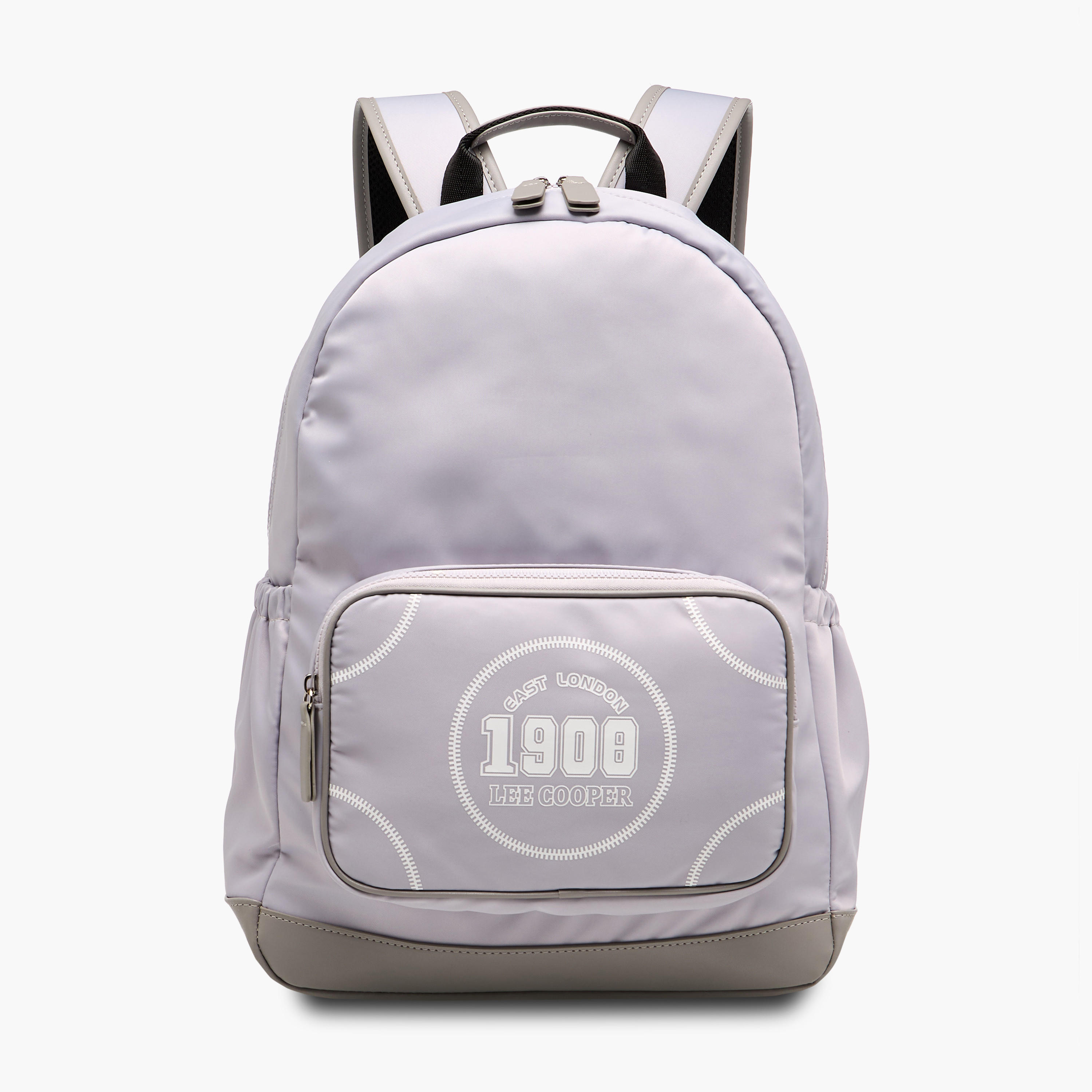Lee Cooper Printed Backpack with Adjustable Shoulder Straps and Zip Closure - 13x30x41 cm-women-bagsandwallets-backpacks-image-1