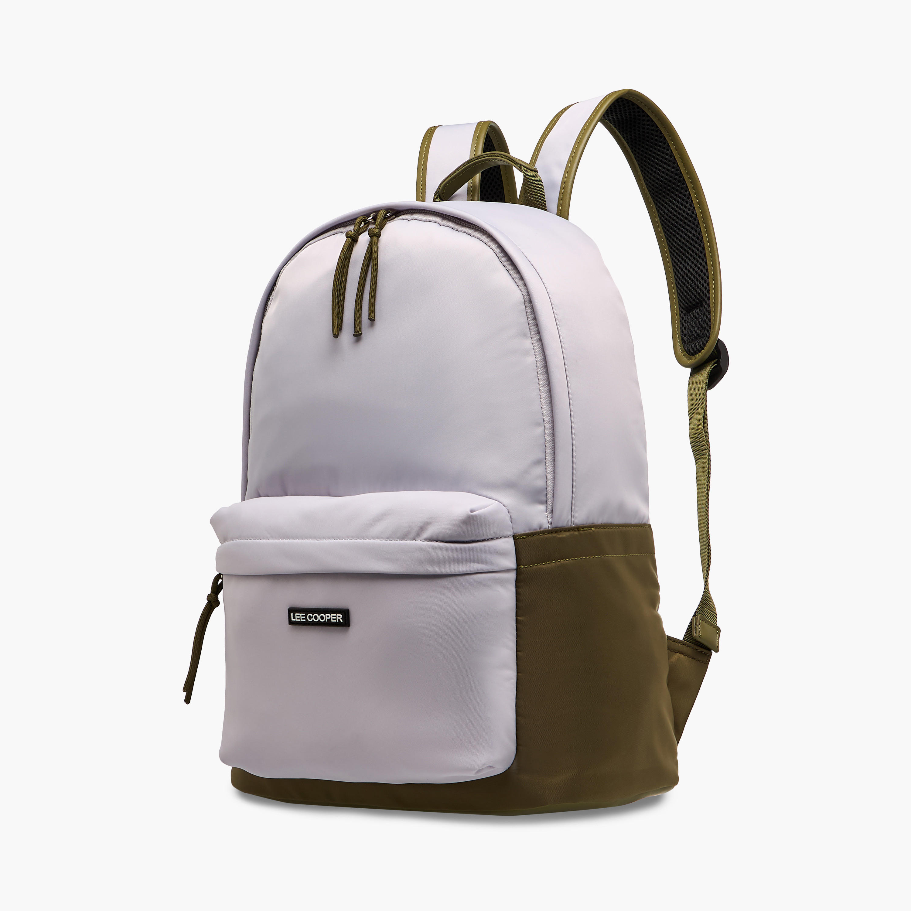 Lee Cooper Colourblock Backpack with Adjustable Shoulder Straps and Zip Closure - 15x30x40 cm-men-bags-image-2