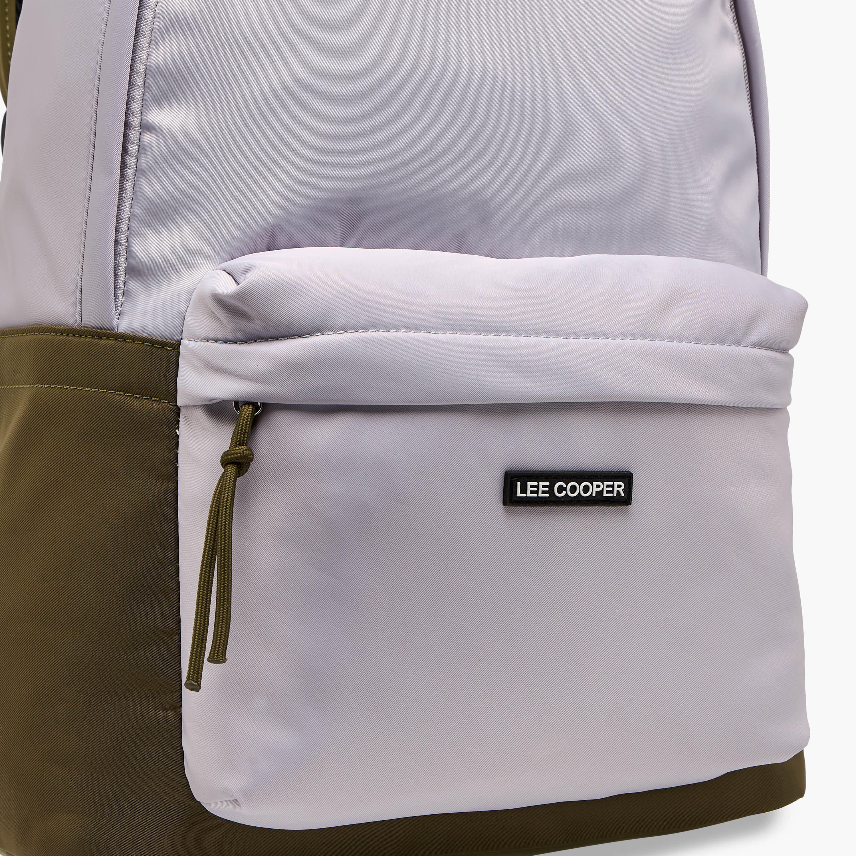 Lee Cooper Colourblock Backpack with Adjustable Shoulder Straps and Zip Closure - 15x30x40 cm-men-bags-image-4