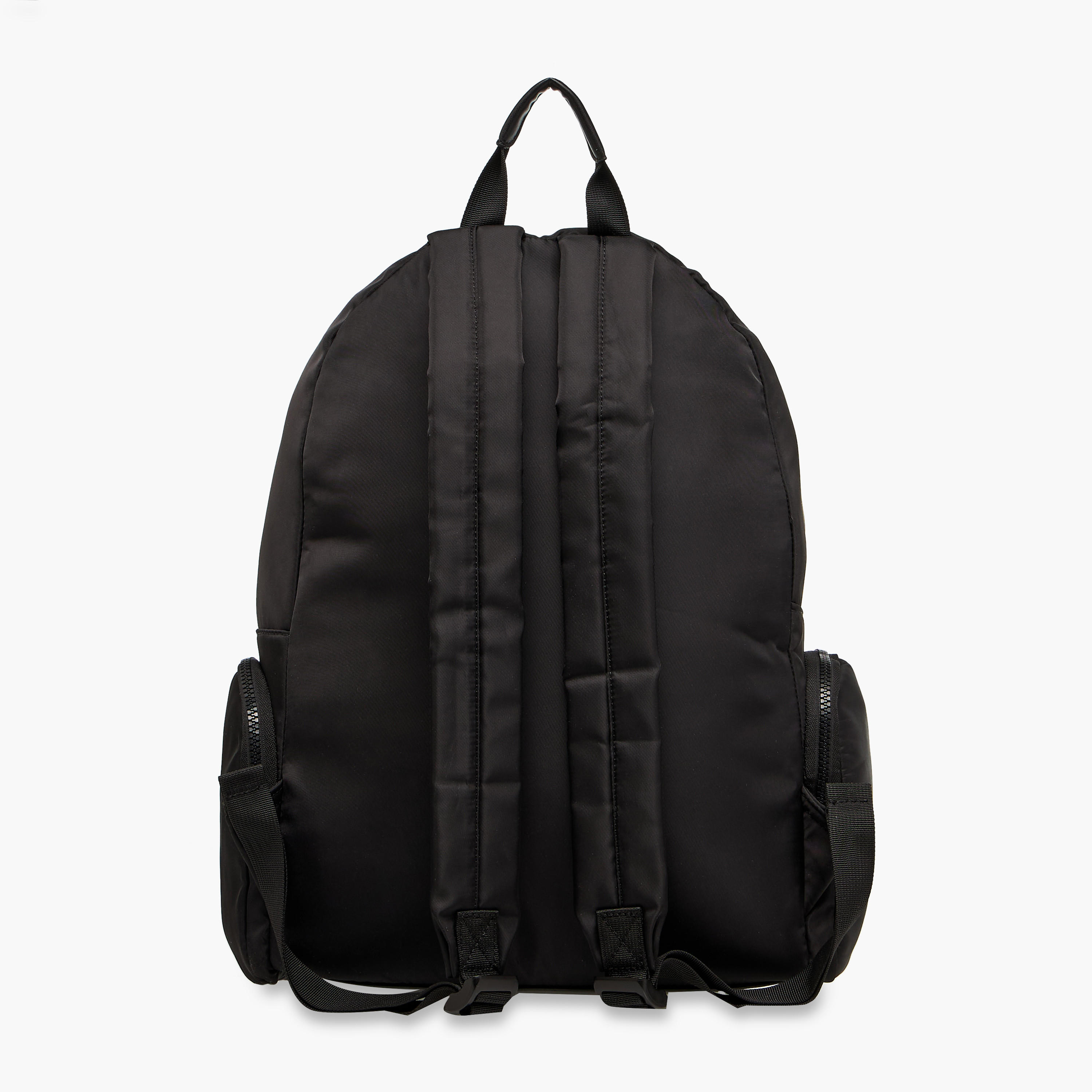 Lee Cooper Quilted Backpack with Adjustable Shoulder Straps and Zip Closure - 16x32x41 cm-men-bags-image-3