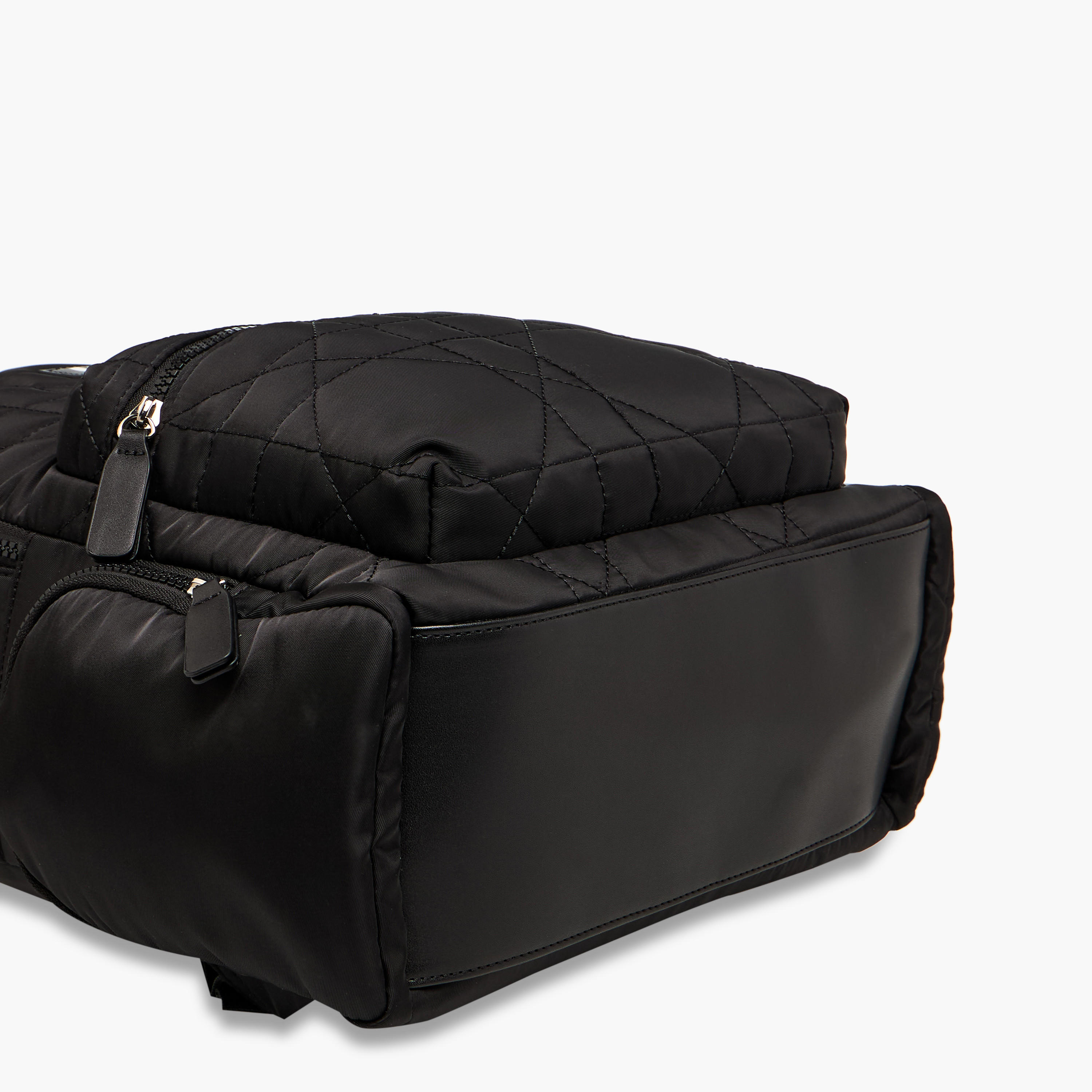 Lee Cooper Quilted Backpack with Adjustable Shoulder Straps and Zip Closure - 16x32x41 cm-men-bags-image-6